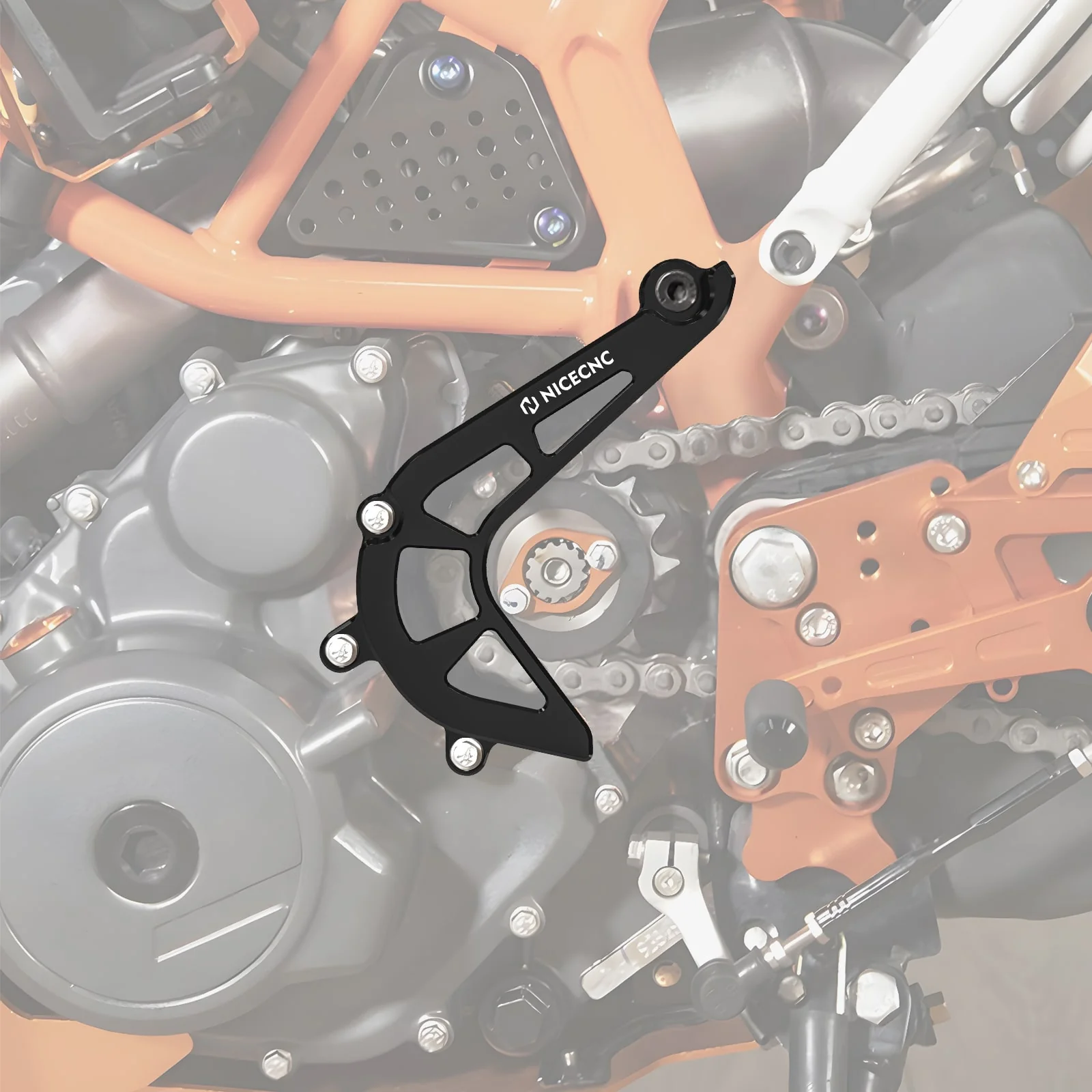 Sprocket Cover Case Chain Saver Guard For KTM 390 Adventure 20-24 390 DUKE 17-23 - Image 3