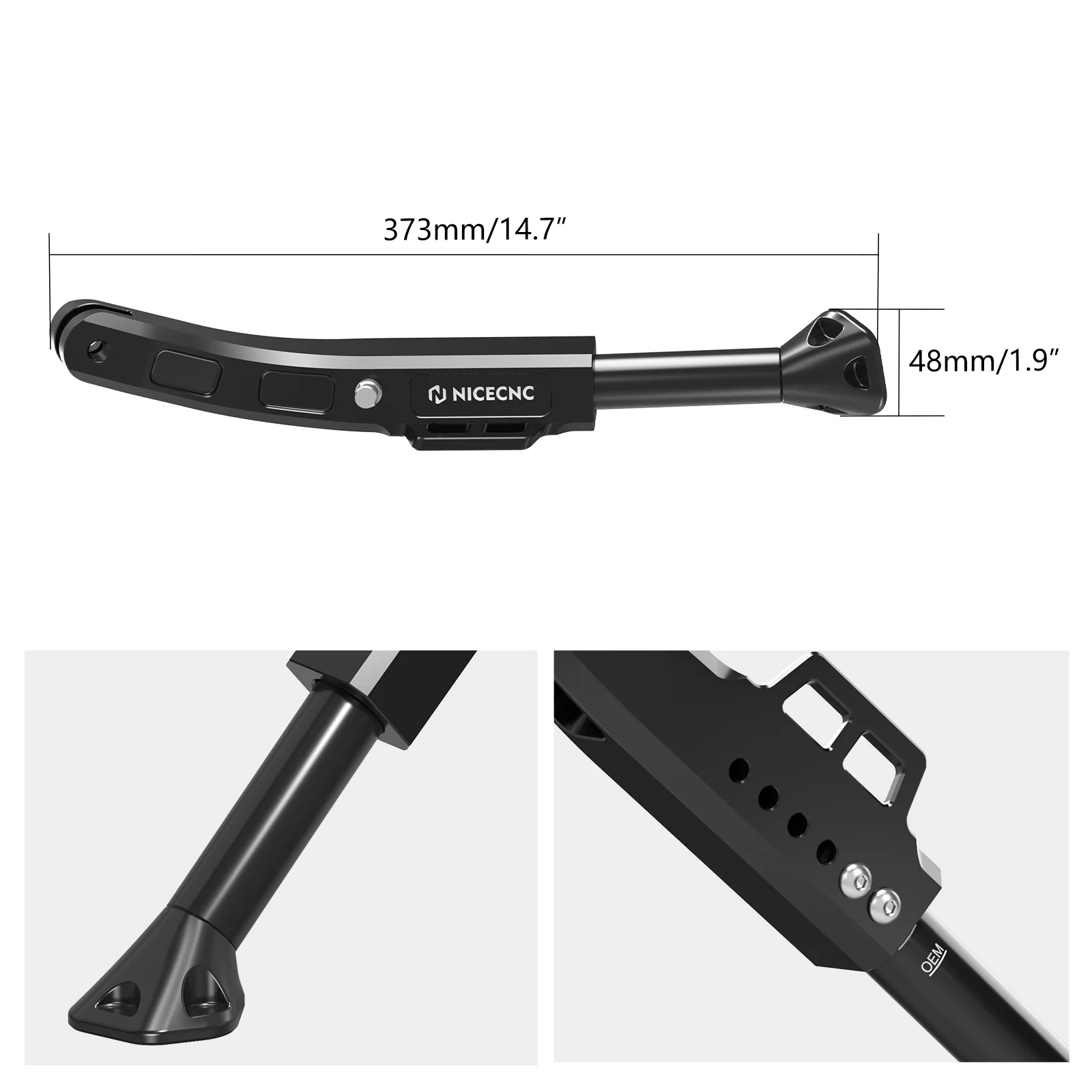 Adjustable Side Stand Kickstand For KTM 690 Enduro SMC R 2008-2024 - Image 3