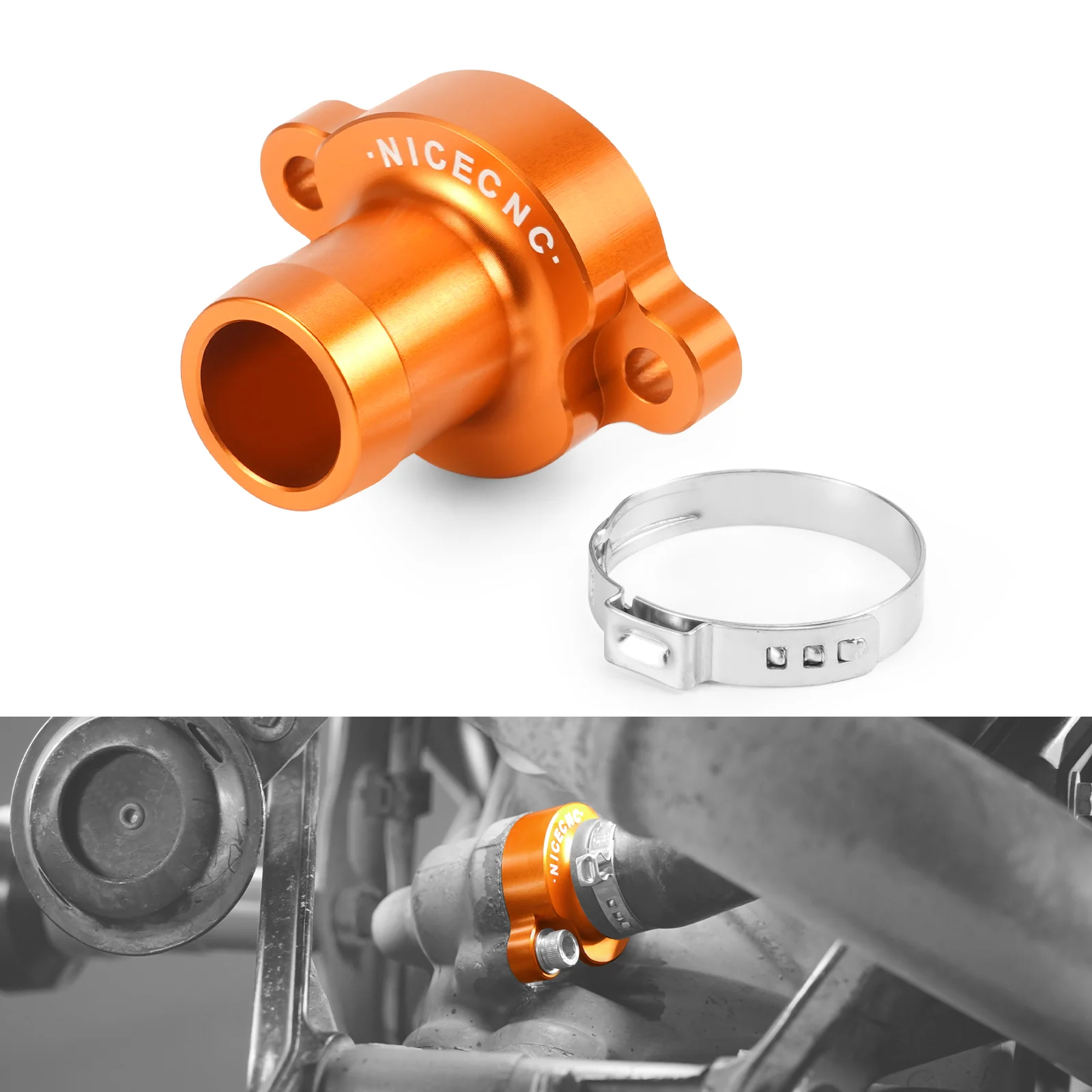 Radiator Thermostat Housing Cover For KTM 690 Enduro SMC Duke R 2008-2025