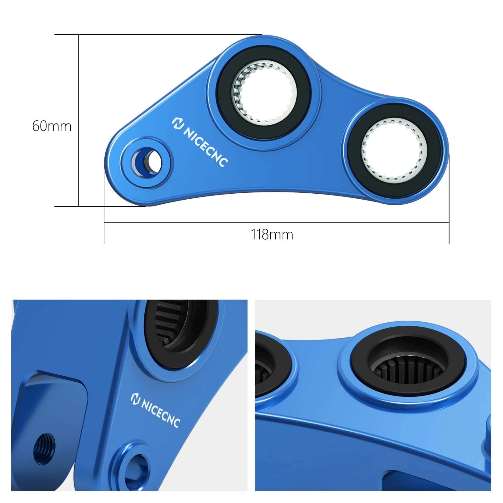 1.57" Rear Drop Lowering Link Kit For KTM 690 Enduro SMC R 2008-2018 - Image 11