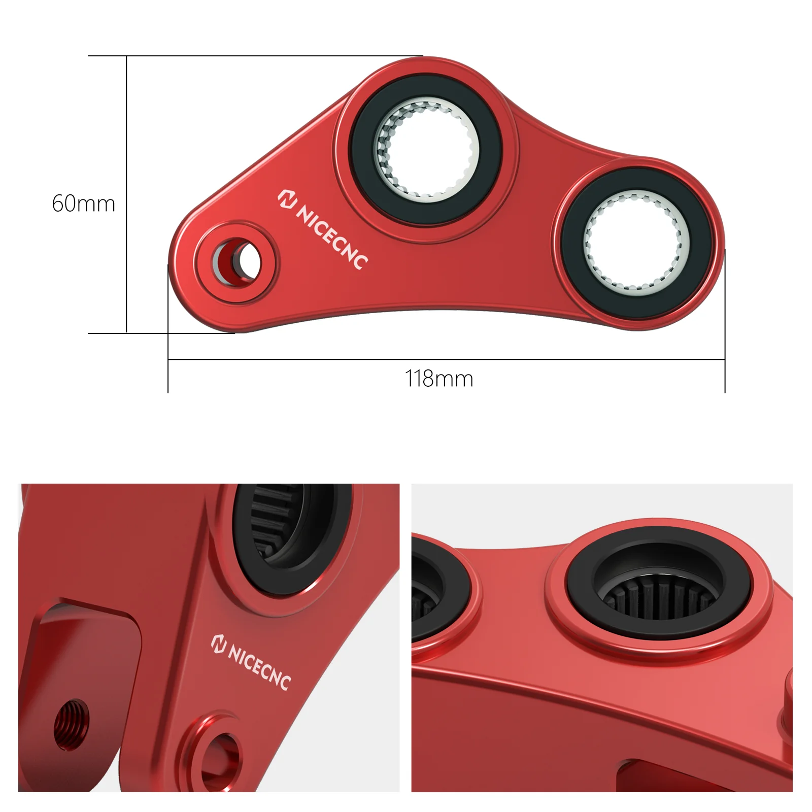 1.57" Rear Drop Lowering Link Kit For KTM 690 Enduro SMC R 2008-2018 - Image 14