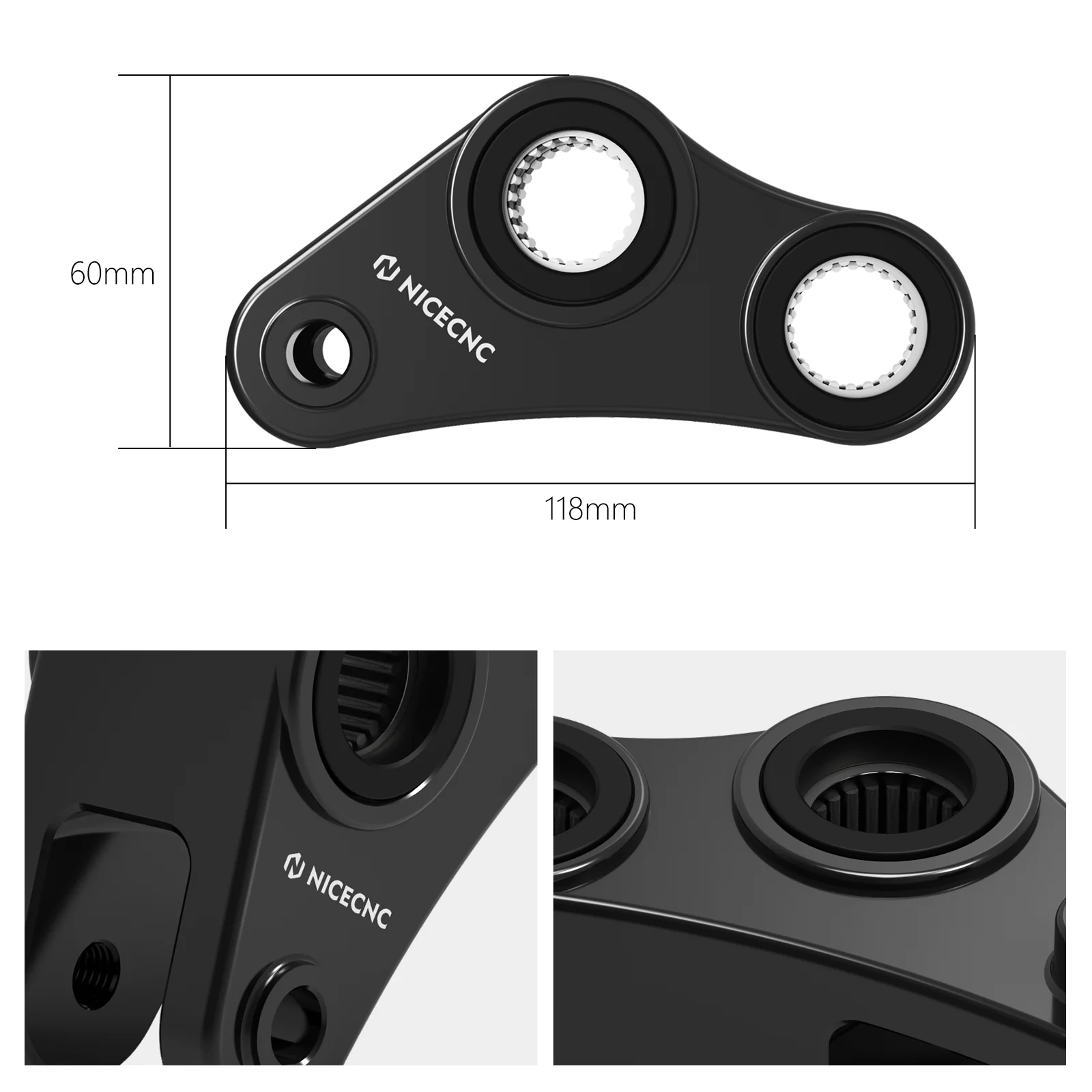 1.57" Rear Drop Lowering Link Kit For KTM 690 Enduro SMC R 2008-2018 - Image 17