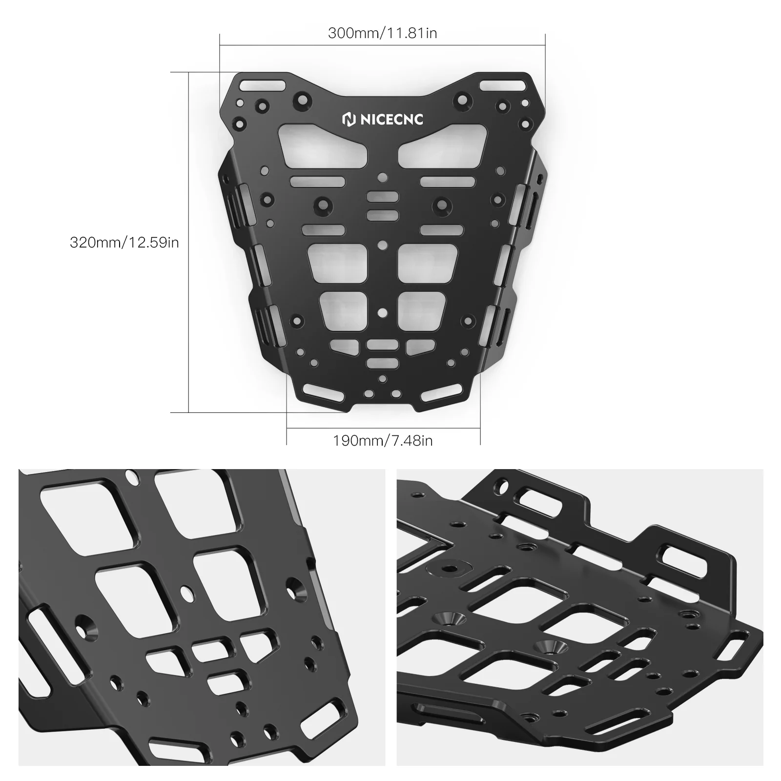 Rear Luggage Rack Cargo Carrier Top Case Plate Kit For KTM 790 890 Adventure - Image 4