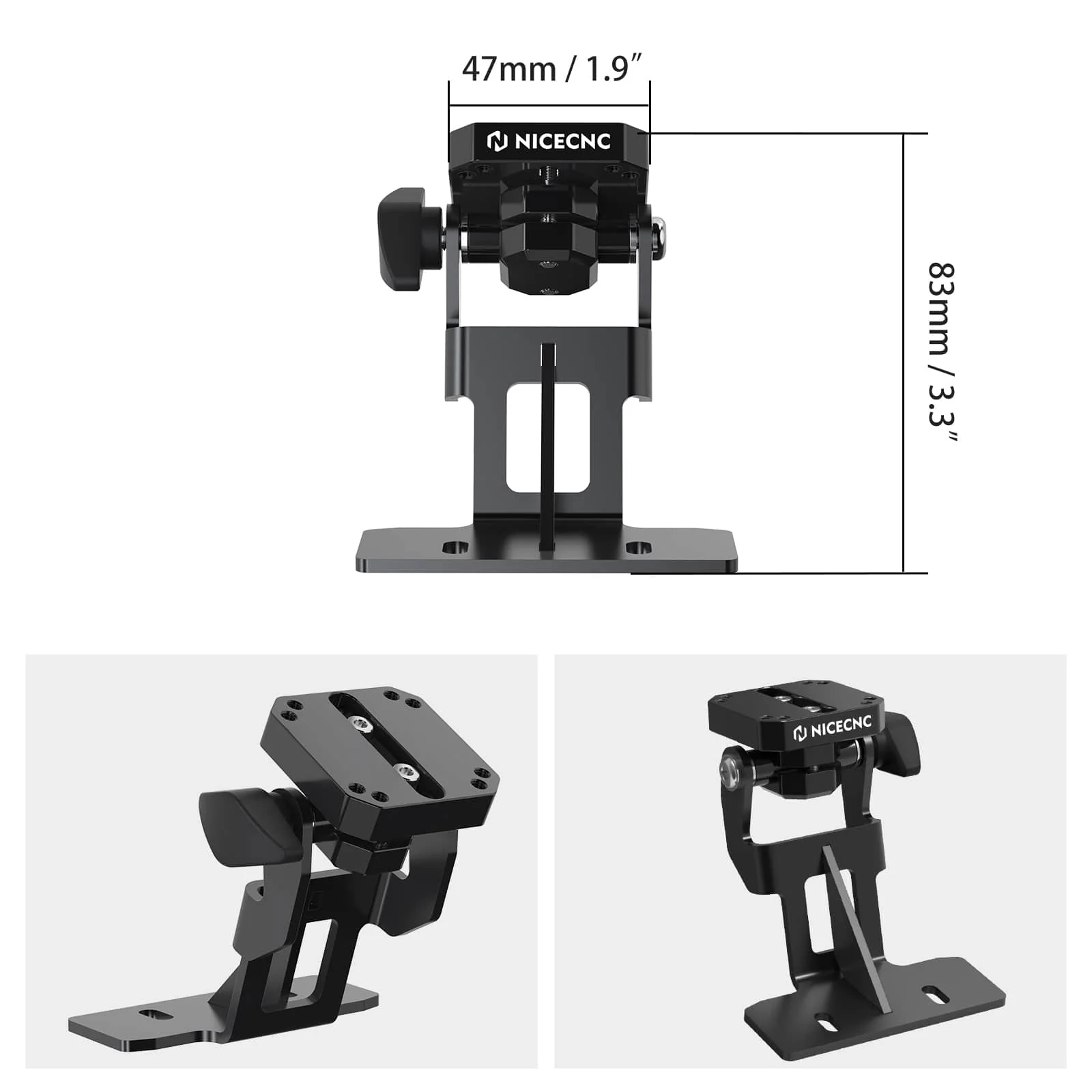 GPS Navigation Phone AMPS Mount Holder For KTM 890 Adventure R 2023-2024 - Image 3