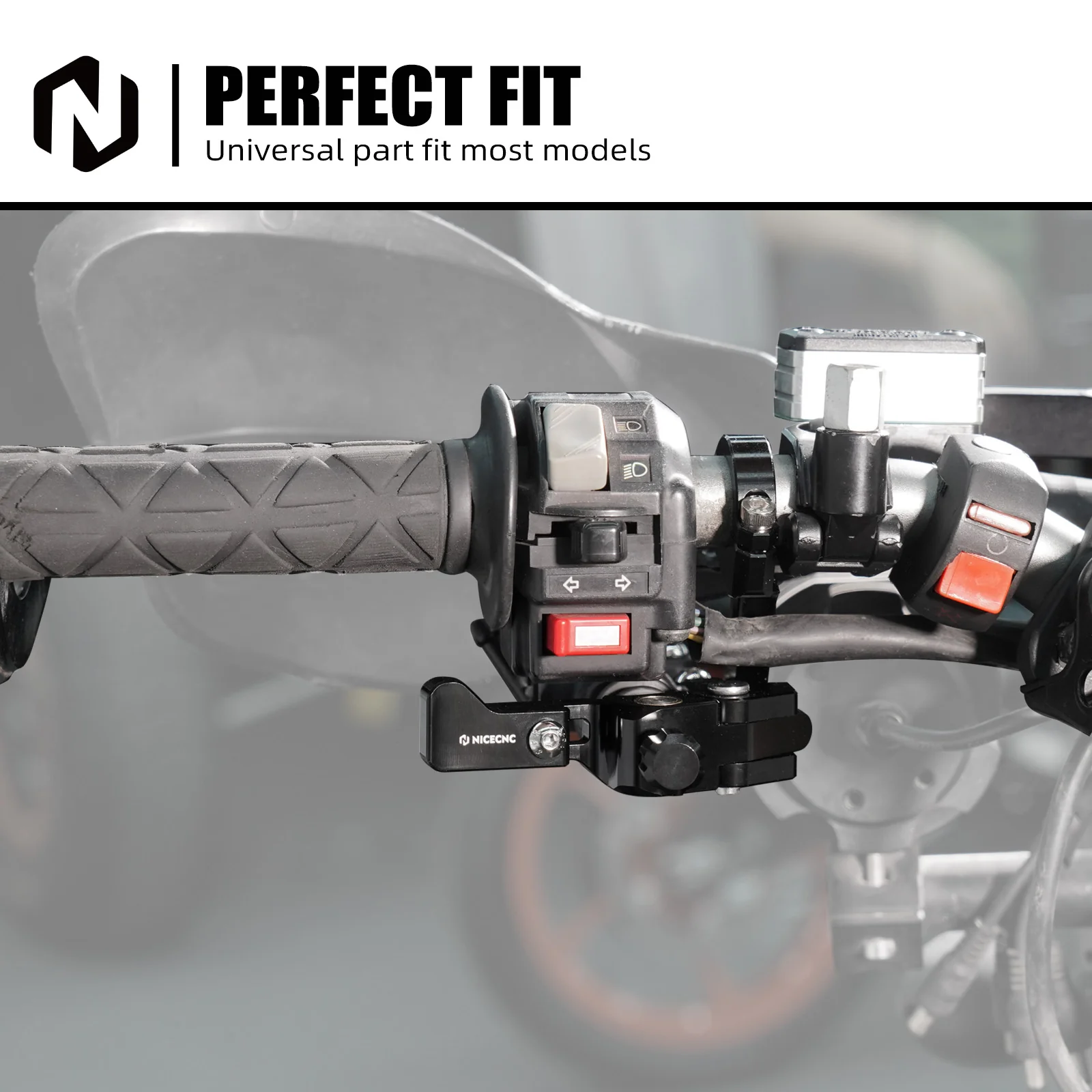 Universal Left Thumb Brake Assembly For 125cc to 1400cc Road Track Super Adventure Bikes - Image 3