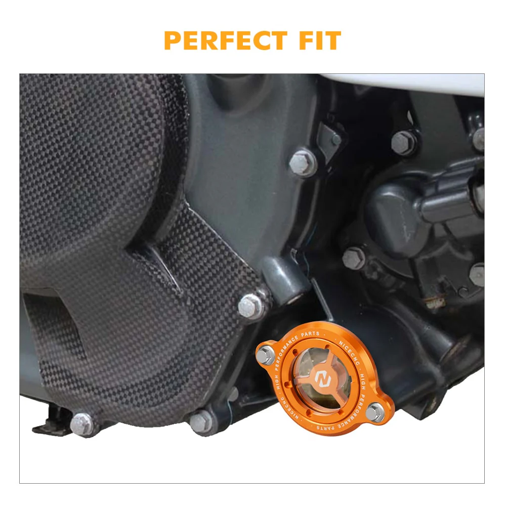 Oil Filter Cover Cap for KTM DUKE/RC/ADV 125/200/250/390 - Image 2