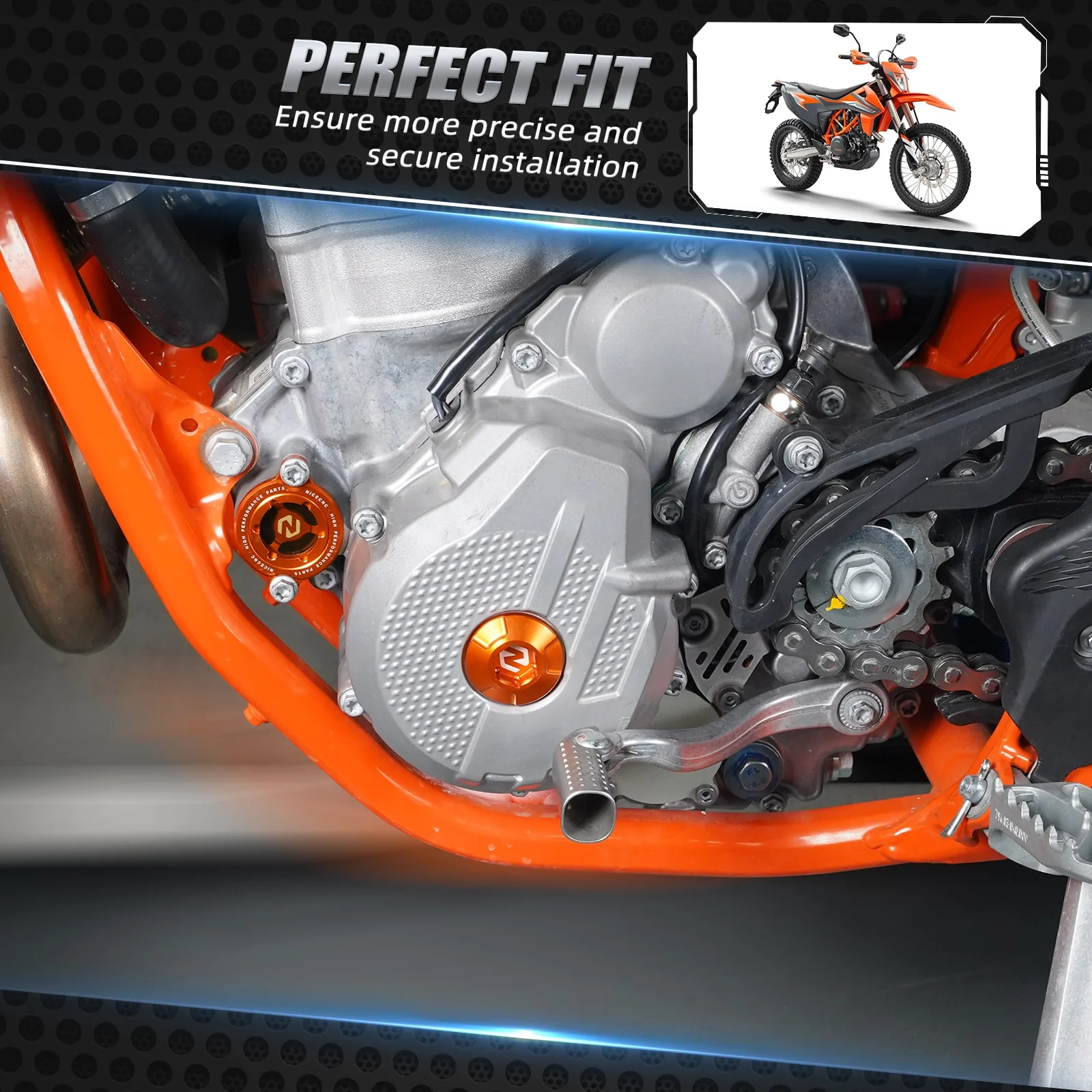 Engine Ignition Cover For KTM 250-350 SX-F XC-F 690 Enduro R 790 890 Adventure R - Image 16