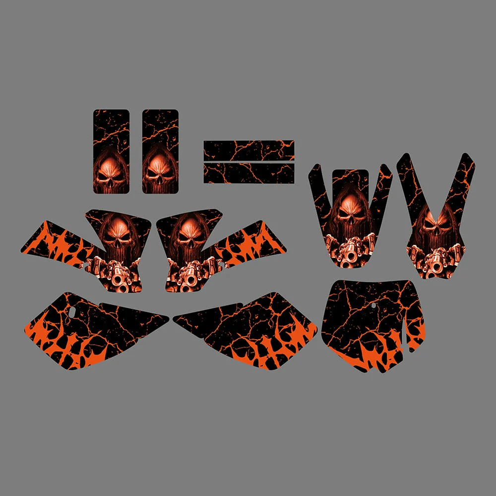 KTM SX50 Adbenture MT50 MTK50 KTM50 02-08 Protect Sticker Kit - Image 2