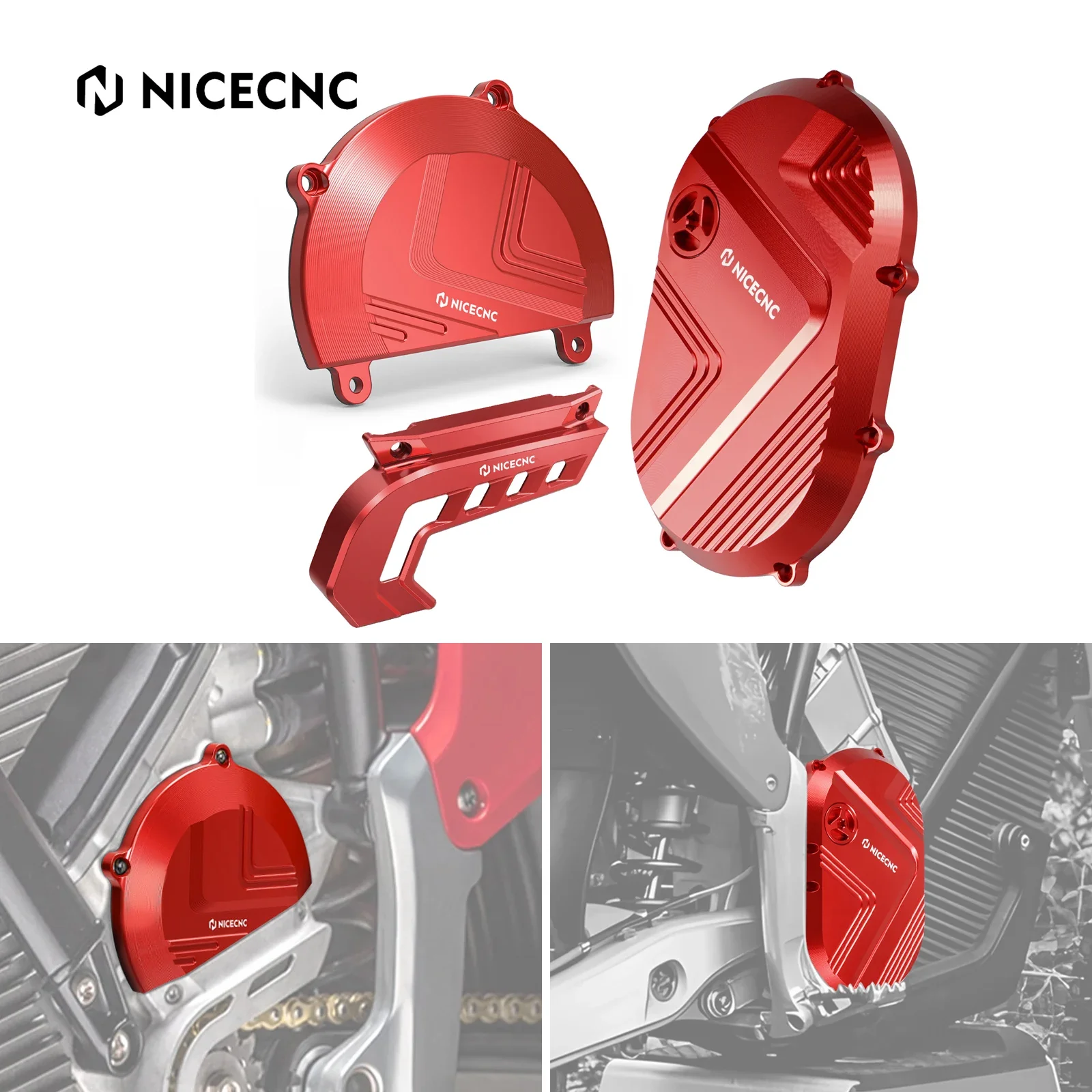 Left Right Motor Cover & Sprocket Chain Guard For Stark Varg MX / EX 2024-2025 - Image 16