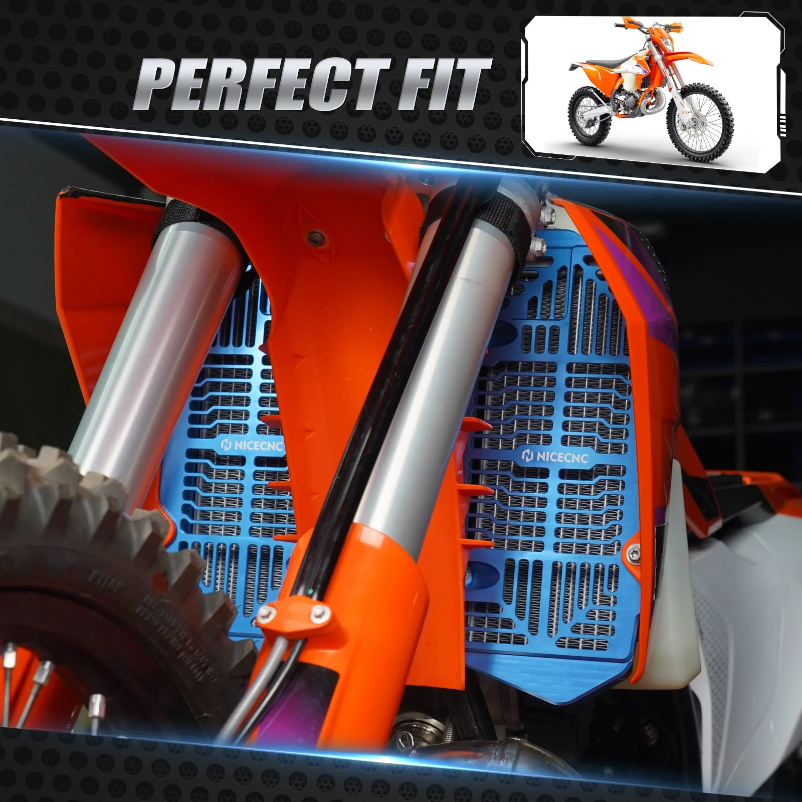 Left & Right Radiator Guards For KTM 350 500 EXC-F 2024 - Image 5