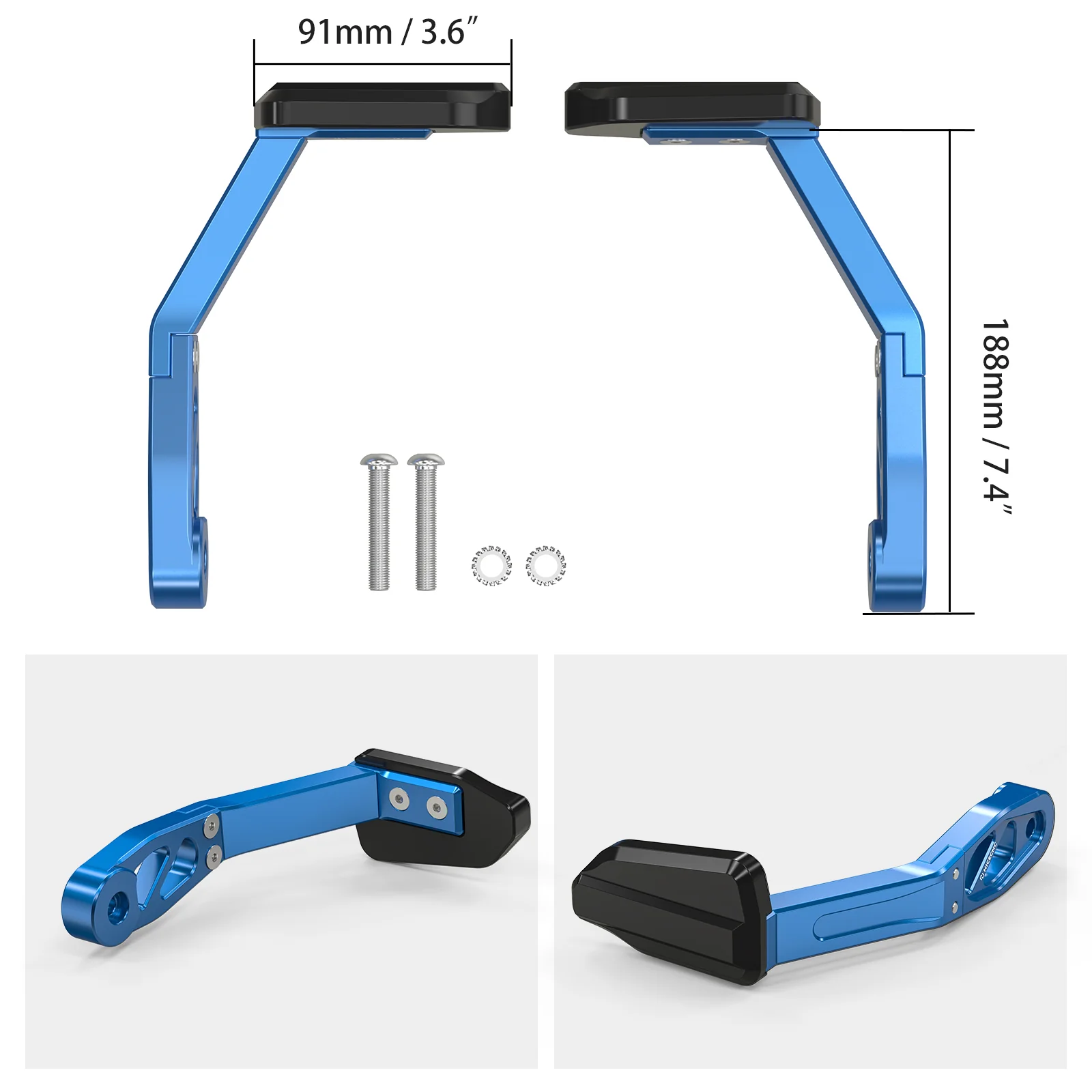 Pair Lever Guards Protective Covers For Yamaha Tenere 700 /XTZ700 2019-2024 Rally Edition 2020-2024 - Image 7