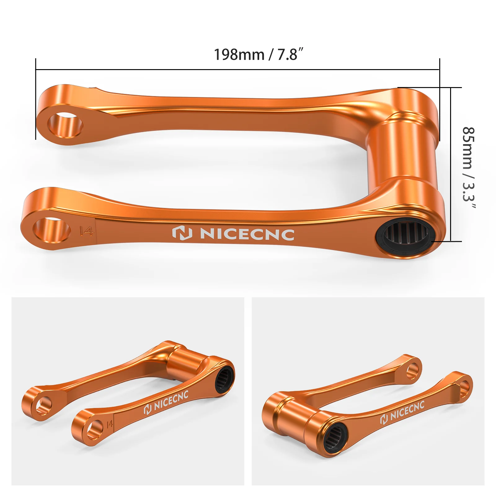 Lowering Link 1.5″ For KTM 125-500 Husqvarna 125-501 GasGas 2023-2024 - Image 2