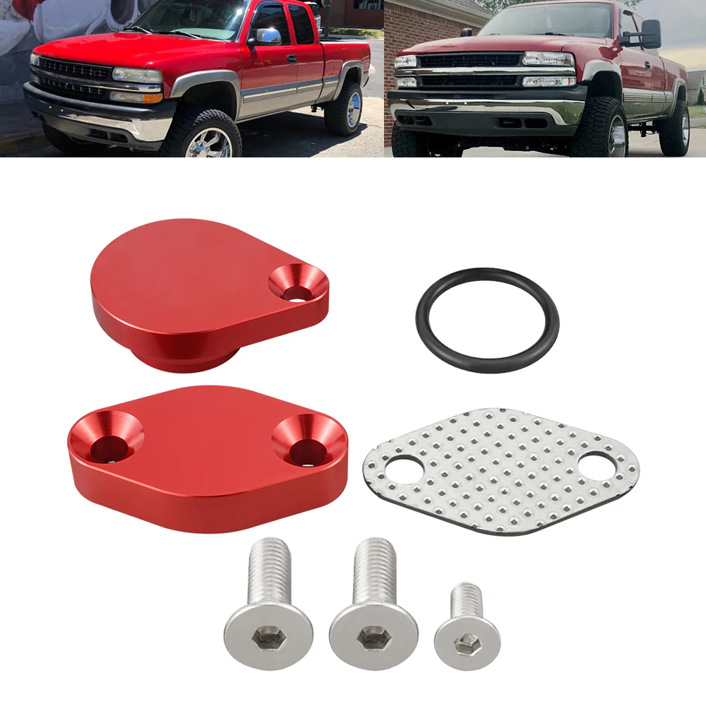 LS Truck intake plug EGR Delete Kit Block Off Plate for Silverado 4.8 5.3 6.0L LQ4 LSX LM7 LM4 - Image 5