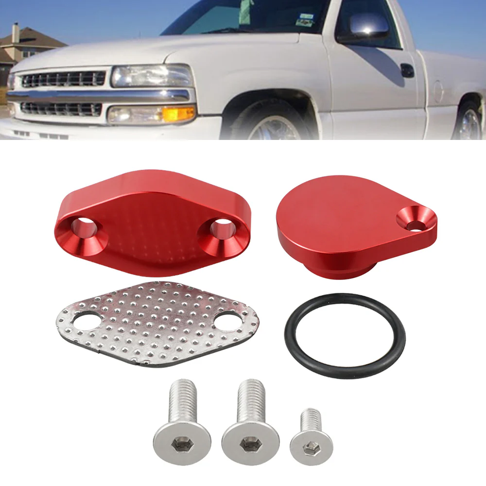 LS Truck intake plug EGR Delete Kit Block Off Plate for Silverado 4.8 5.3 6.0L LQ4 LSX LM7 LM4 - Image 6
