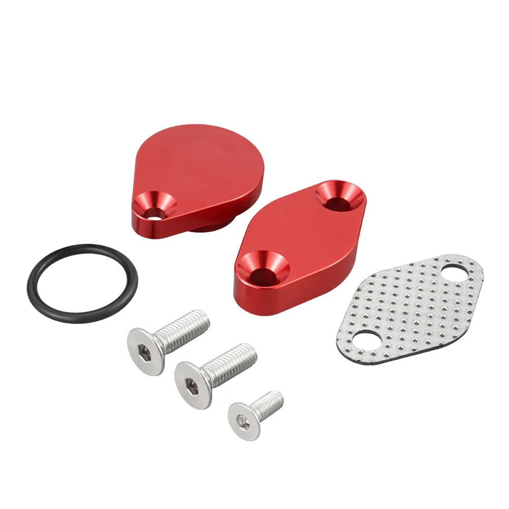 EGR Delete Kit Intake Exhaust Block Off Plate For LS LSX 4.8L 5.3L 6.0L Duramax Silverado 2500 3500 - Image 13