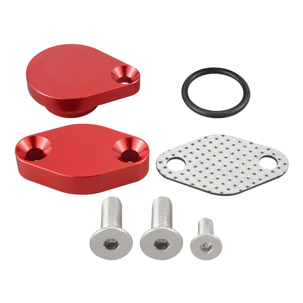 EGR Delete Kit Intake Exhaust Block Off Plate For LS LSX 4.8L 5.3L 6.0L Duramax Silverado 2500 3500 - Image 14