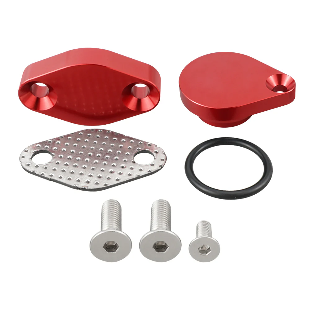 EGR Delete Kit Intake Exhaust Block Off Plate For LS LSX 4.8L 5.3L 6.0L Duramax Silverado 2500 3500 - Image 15