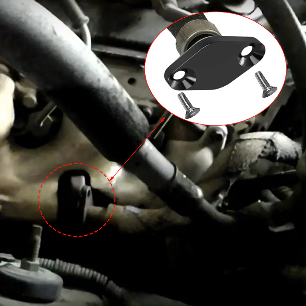 EGR Delete Kit Intake Exhaust Block Off Plate For LS LSX 4.8L 5.3L 6.0L Duramax Silverado 2500 3500 - Image 4