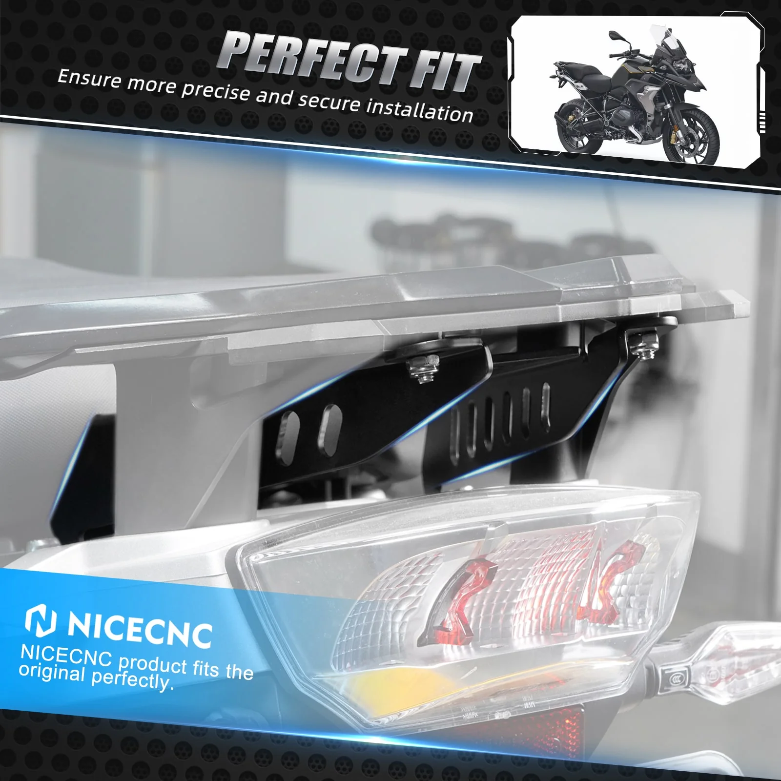 Luggage Rack Reinforcement Kit For BMW R1200GS 2012-2018 R1250GS 2018-2023 - Image 3