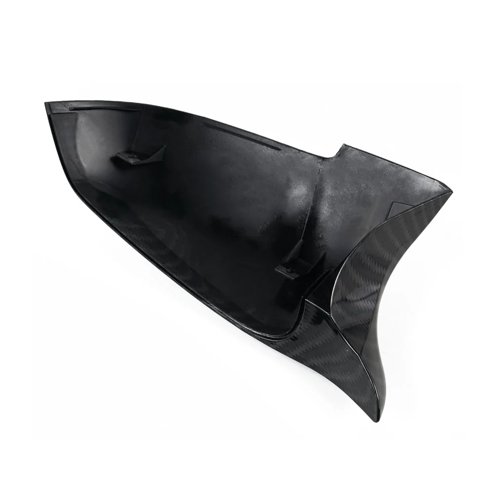 M-Style Carbon Fibre Look Mirror Caps Fit For BMW 5 Series F10 LCI - Image 7
