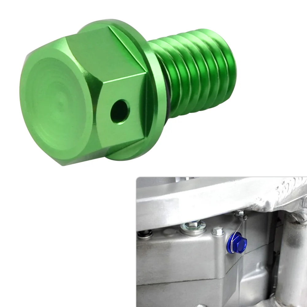 M10 Magnetic Oil Drain Plug For Kawasaki KX85/100 KX250F KX65 KX125 KX450F KX250 - Image 2