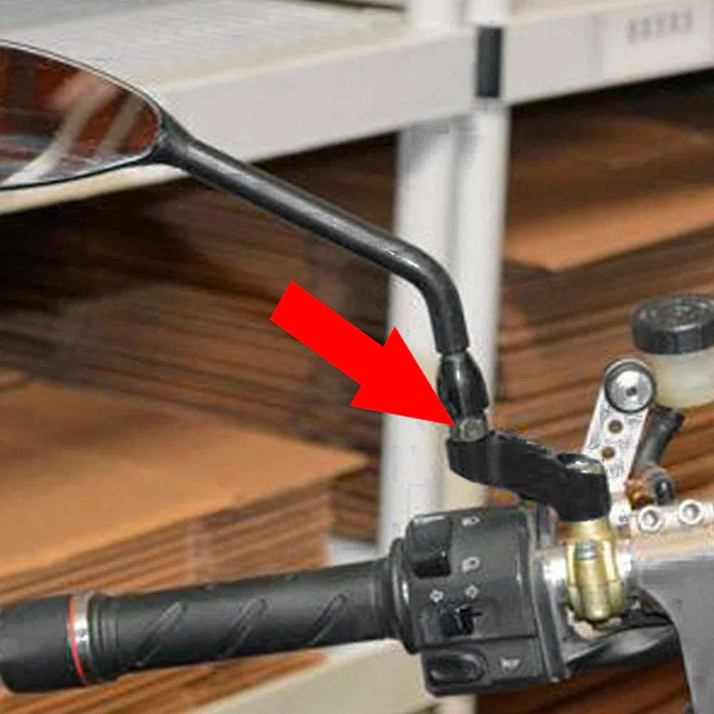 M10 Stem Mirror Mount Riser Extender Adapter Universal For Kawasaki Honda Suzuki - Image 3