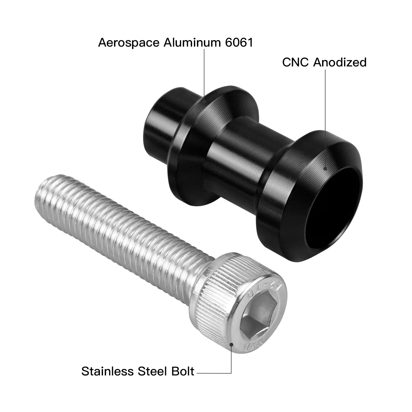 M10 XP1.5 Swingarm Spools Sliders Stand Holders for KTM Husqvarna - Image 3