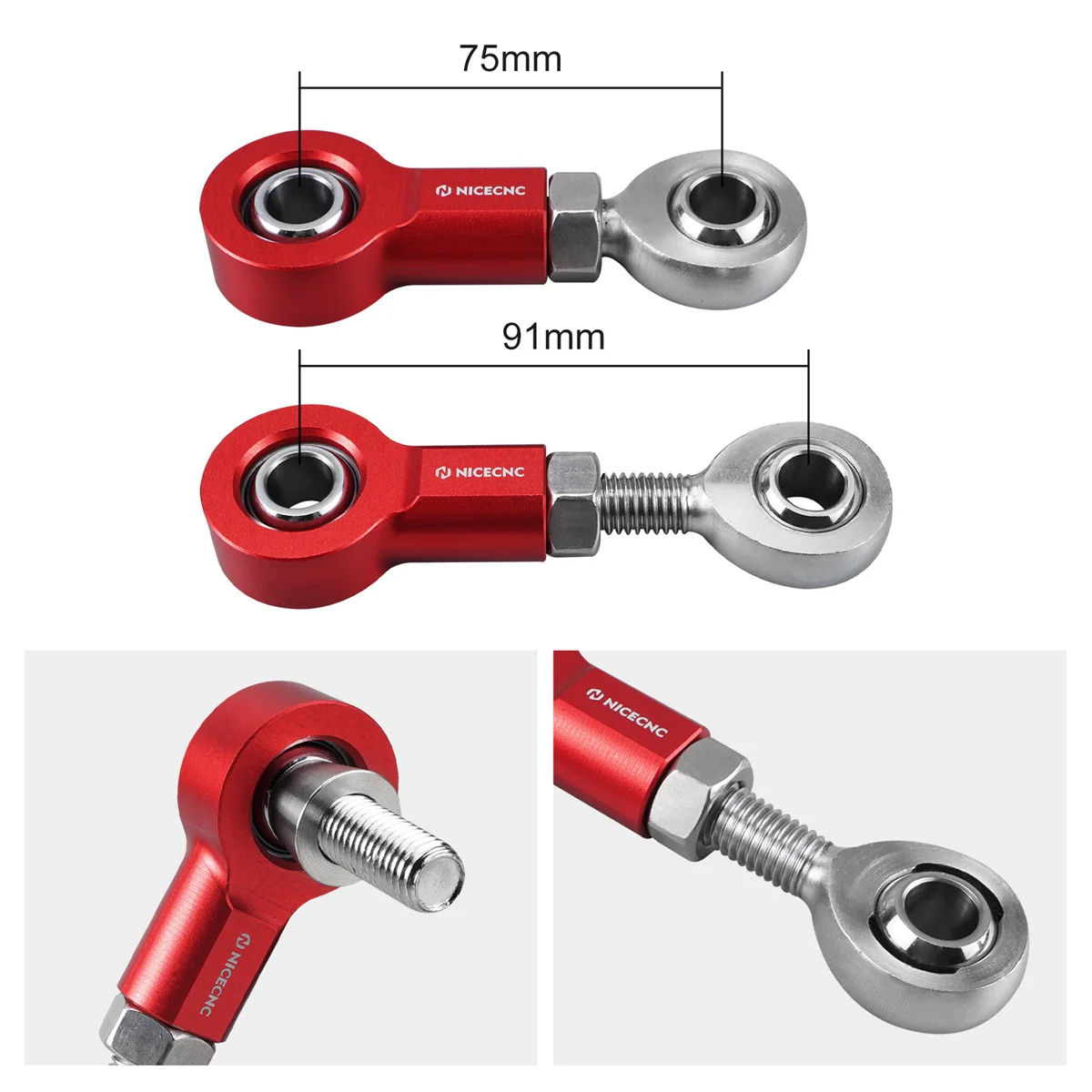 M12 Front Sway Bar Stabilizer End Link Kit For Can Am X3 2019-2023 - Image 5