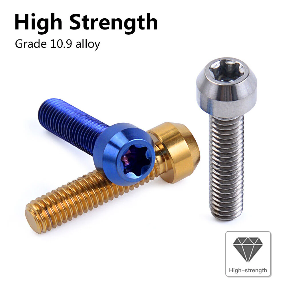 M6X25 Titanium Alloy Bolt Screw Set Universal For Motorcycles Handlebars Grips - Image 6