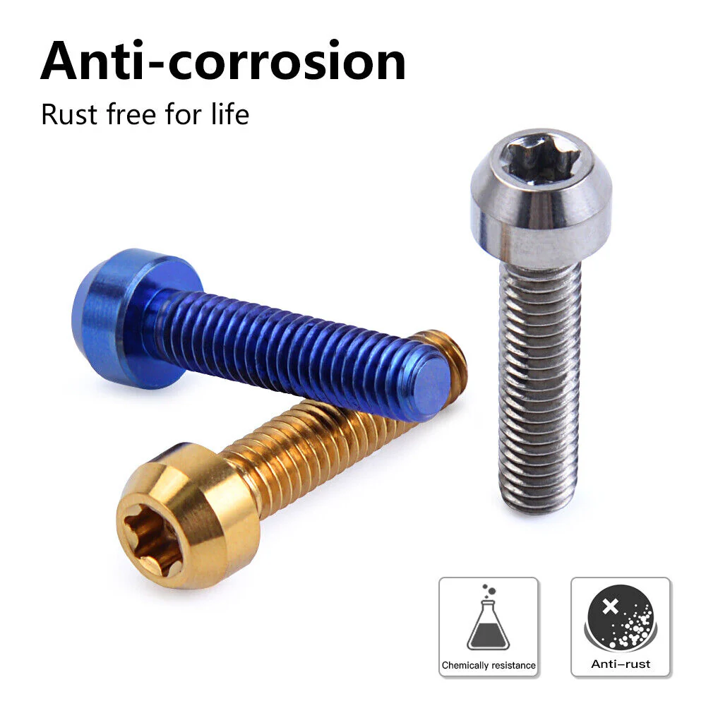 M6X25 Titanium Alloy Bolt Screw Set Universal For Motorcycles Handlebars Grips - Image 9
