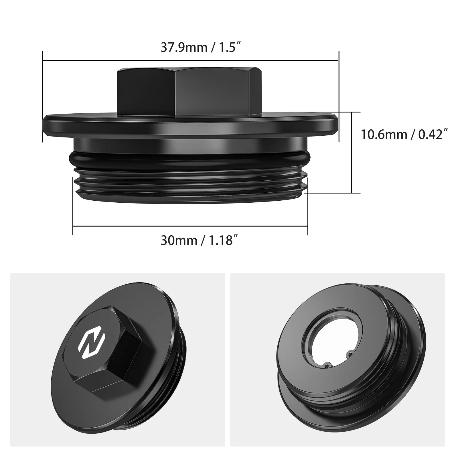 Upgraded Magnetic Oil Drain Plug Bolt For Honda CRF450 R/RX/RWE/L/RL/X 2017-2024 - Image 3