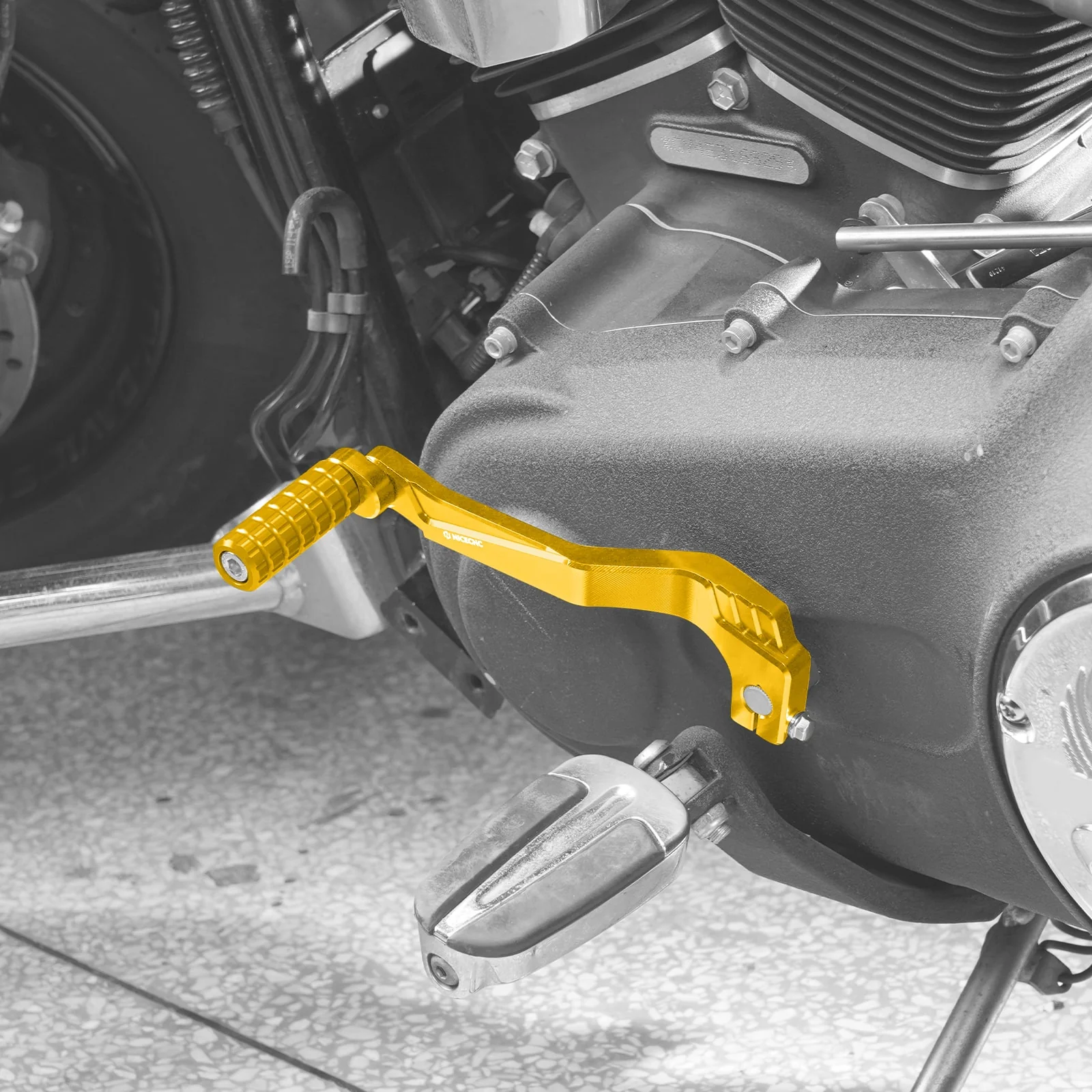 Mid Controls Shift Lever For Harley Dyna Low Rider Street Bob - Image 3
