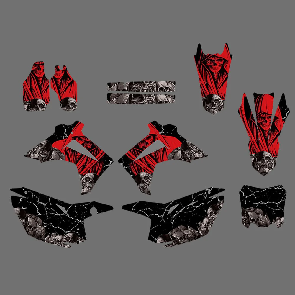 Motocross Team Graphics Decals Stickers for Honda CRF250 2014-2017 CRF450 2013-2016 - Image 2