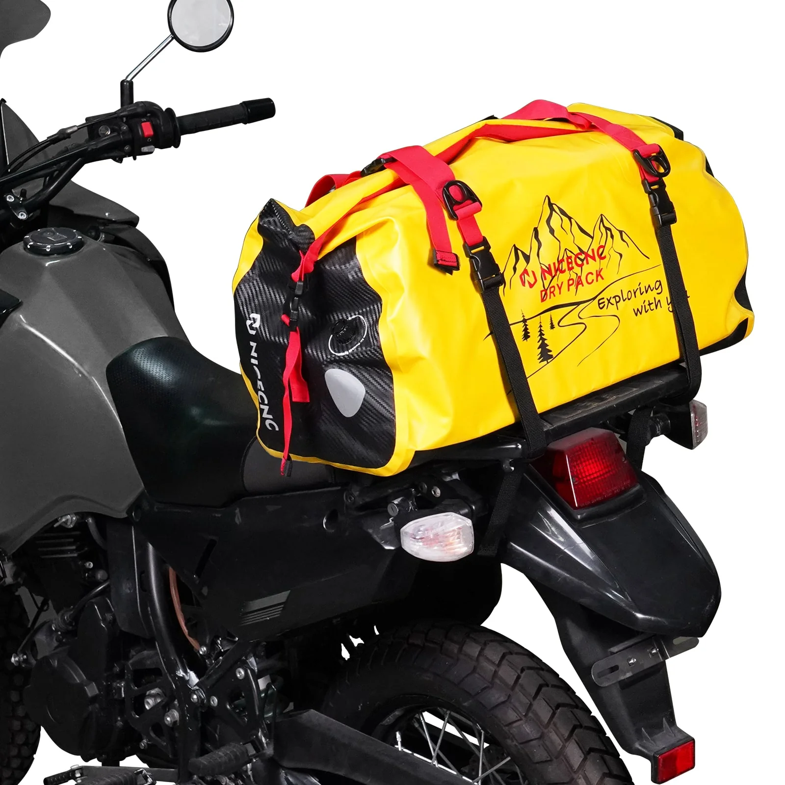 Motorcycle 66L Dry Duffel Bag | Rear Seat Tail Luggage Bag Waterproof - Image 3