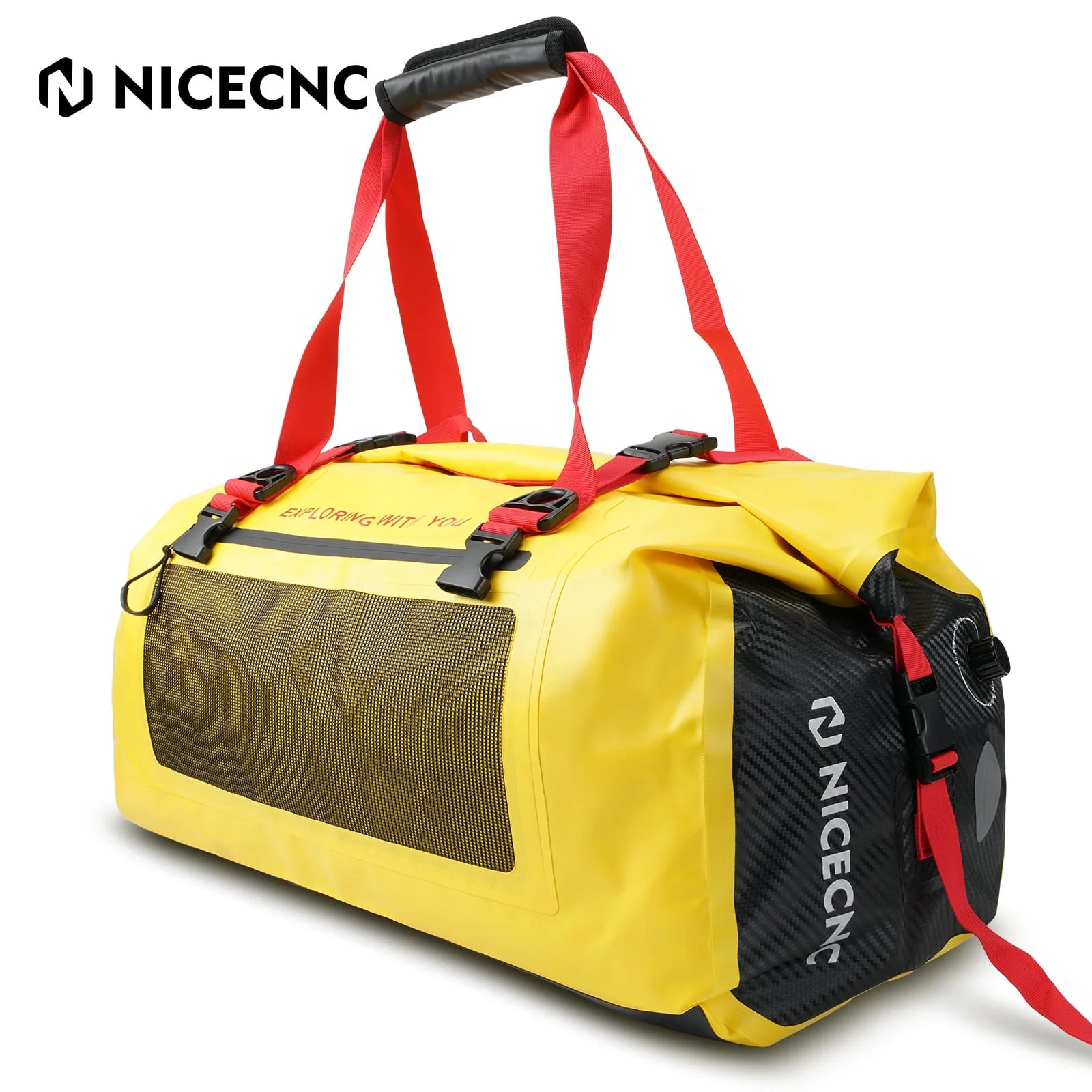 Motorcycle 66L Dry Duffel Bag | Rear Seat Tail Luggage Bag Waterproof - Image 6