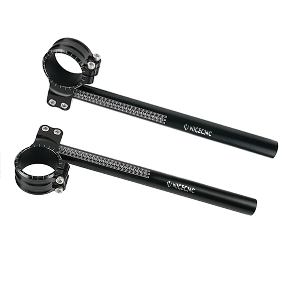 Motorcycle 7°50mm Clip-on Handlebars For Aprilia Kawasaki Yamaha Honda  Suzuki Triumph - Image 5