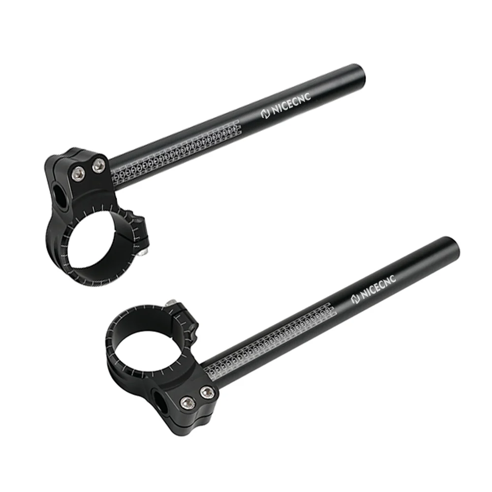 Motorcycle 7°50mm Clip-on Handlebars For Aprilia Kawasaki Yamaha Honda  Suzuki Triumph - Image 6