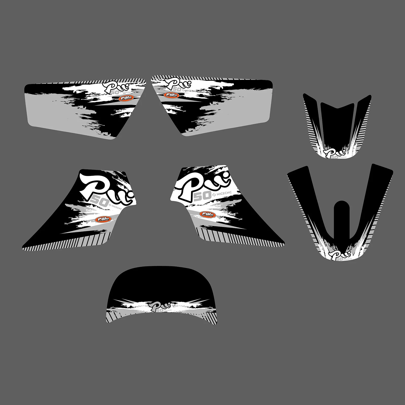 Motorcycle Decal Stickers Full Graphic For YAMAHA PW50 ALL YEARS - Image 4