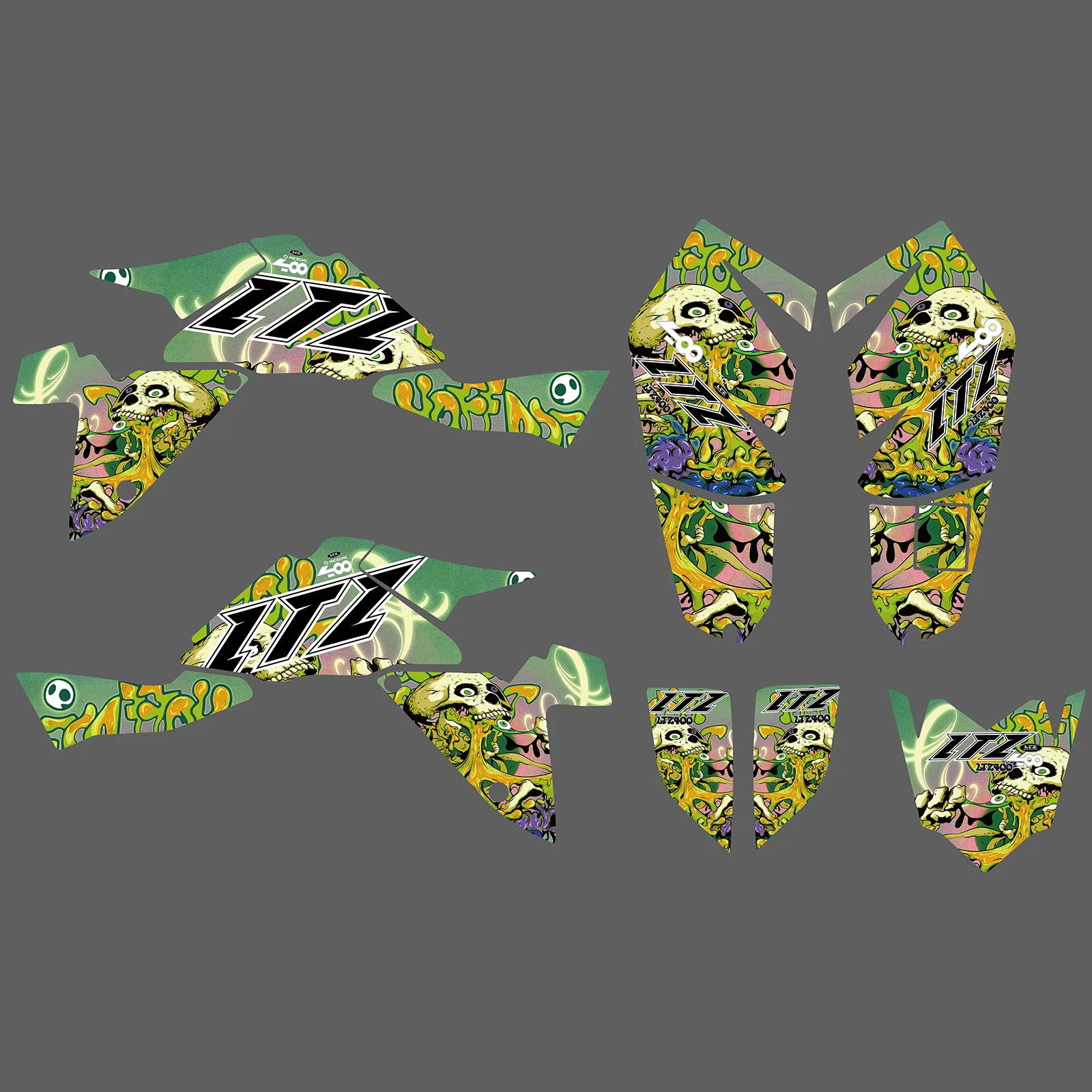 Motorcycle Decals Graphic Stickers For SUZUKI LTZ400 2009-2015 - Image 3