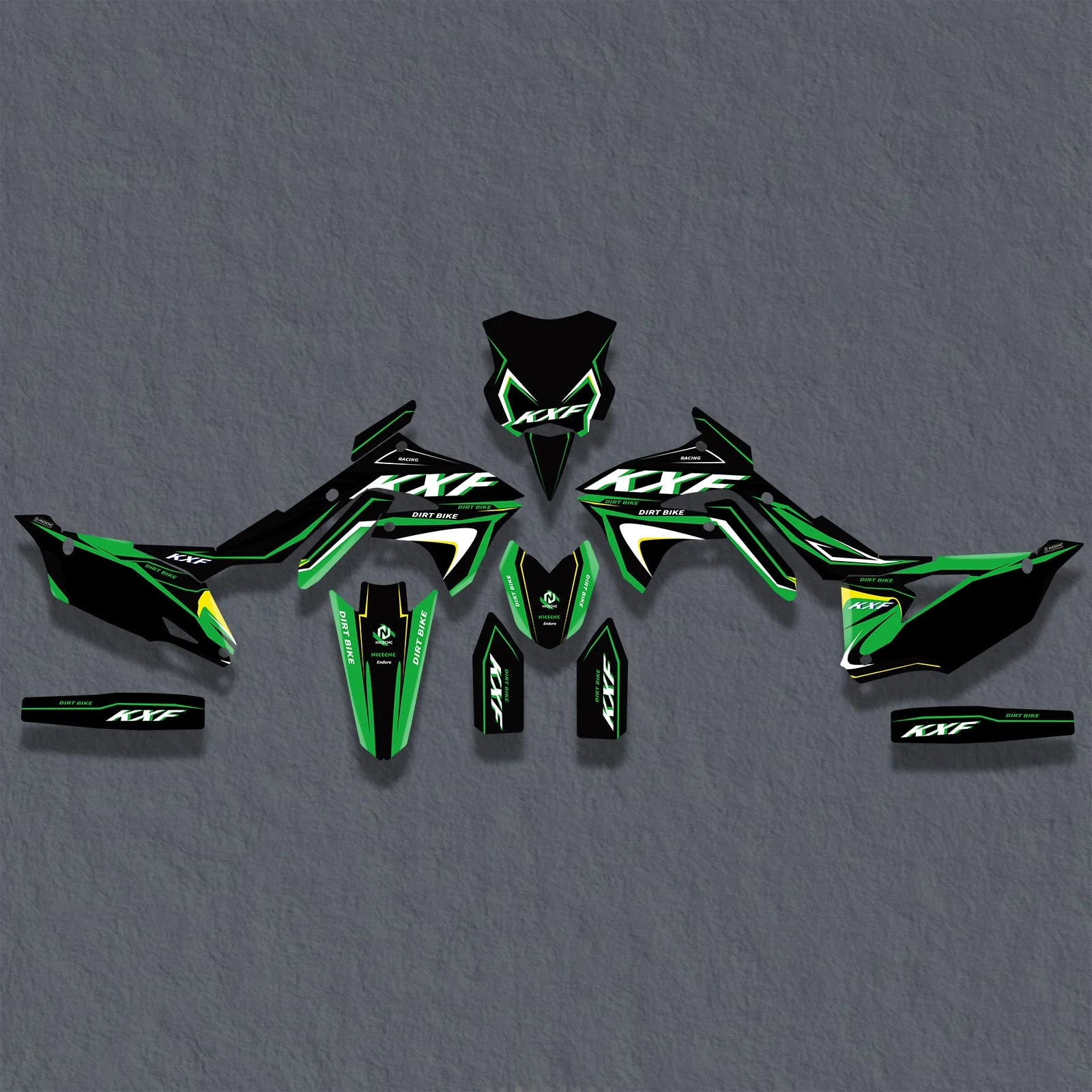 Motorcycle Decals Stickers Graphics Kit For KAWASAKI KXF250 21-23 KX450F 19-23 - Image 2
