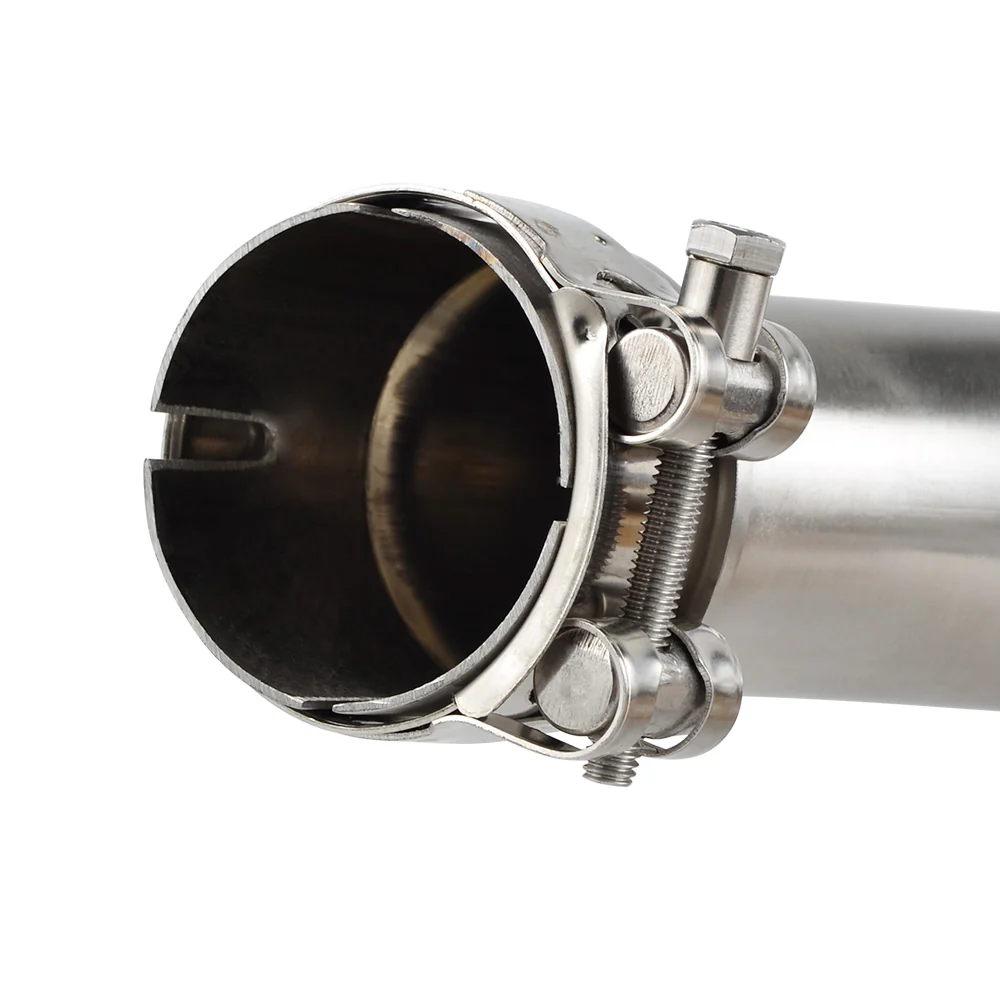 Motorcycle Decat Exhaust Pipe Y Mid Pipe Link Downpipe for Kawasaki Z1000 2011 -2018 - Image 7