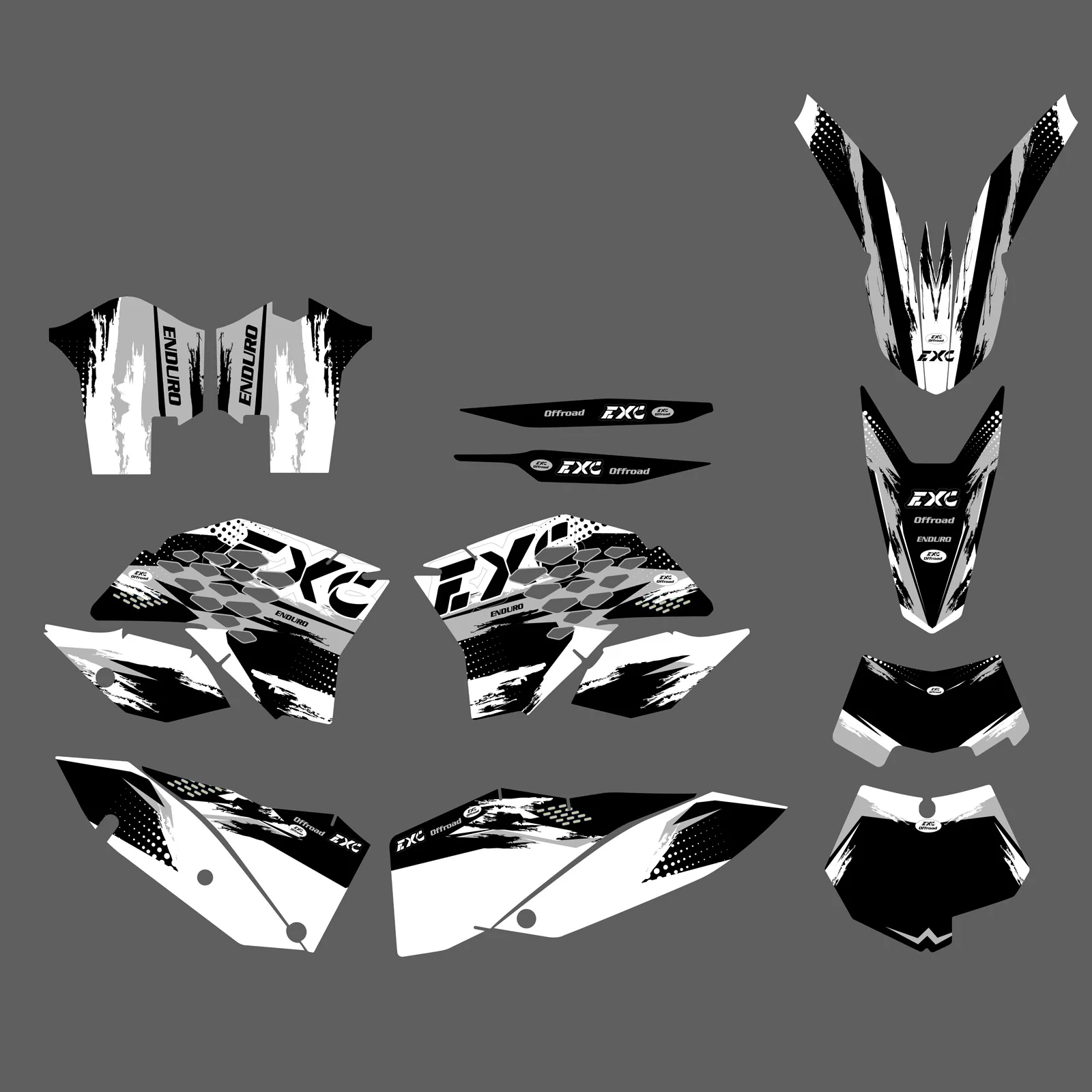 Motorcycle Full Graphic Decals Stickers For KTM EXC 2008-2011 - Image 3