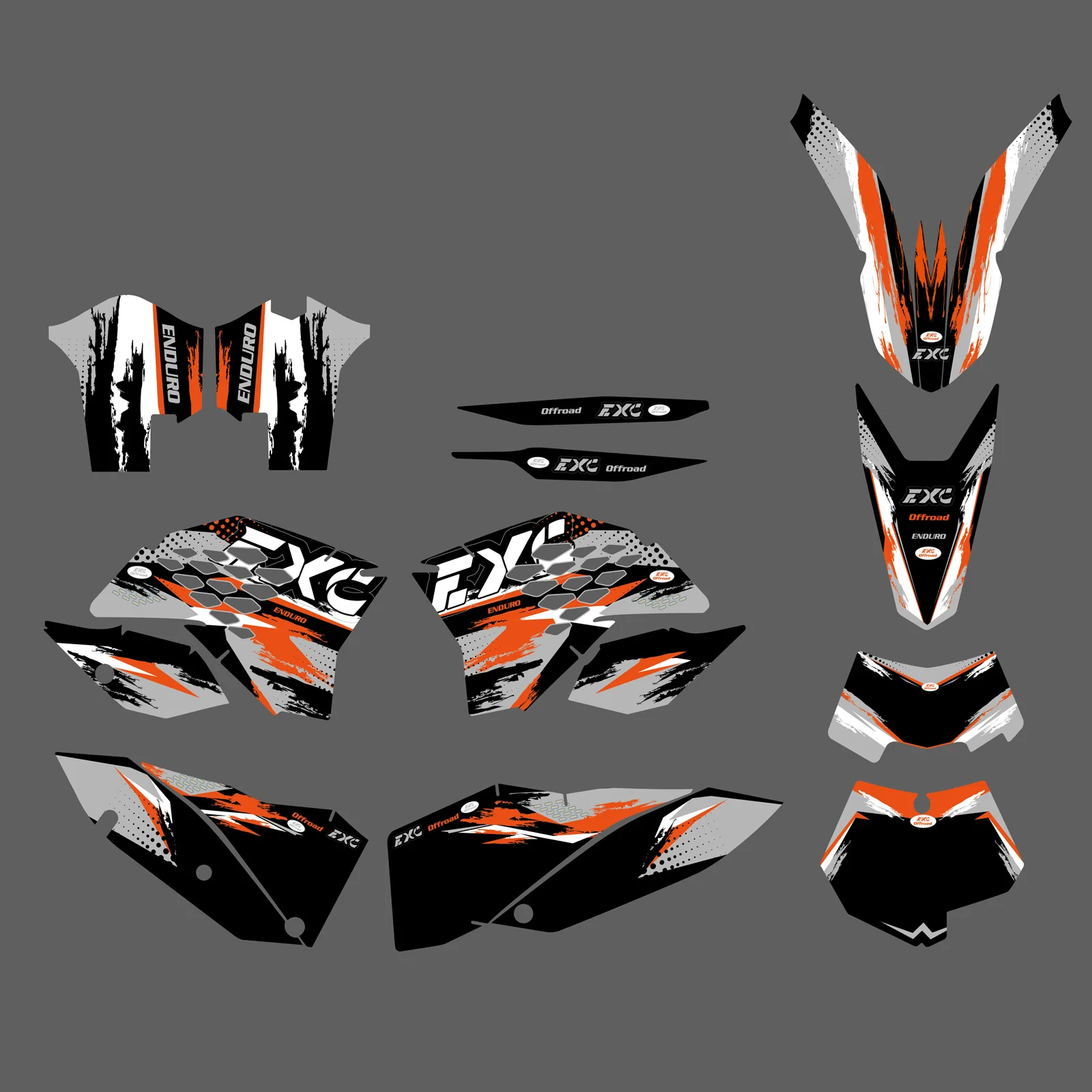 Motorcycle Full Graphic Decals Stickers For KTM EXC 2008-2011 - Image 4