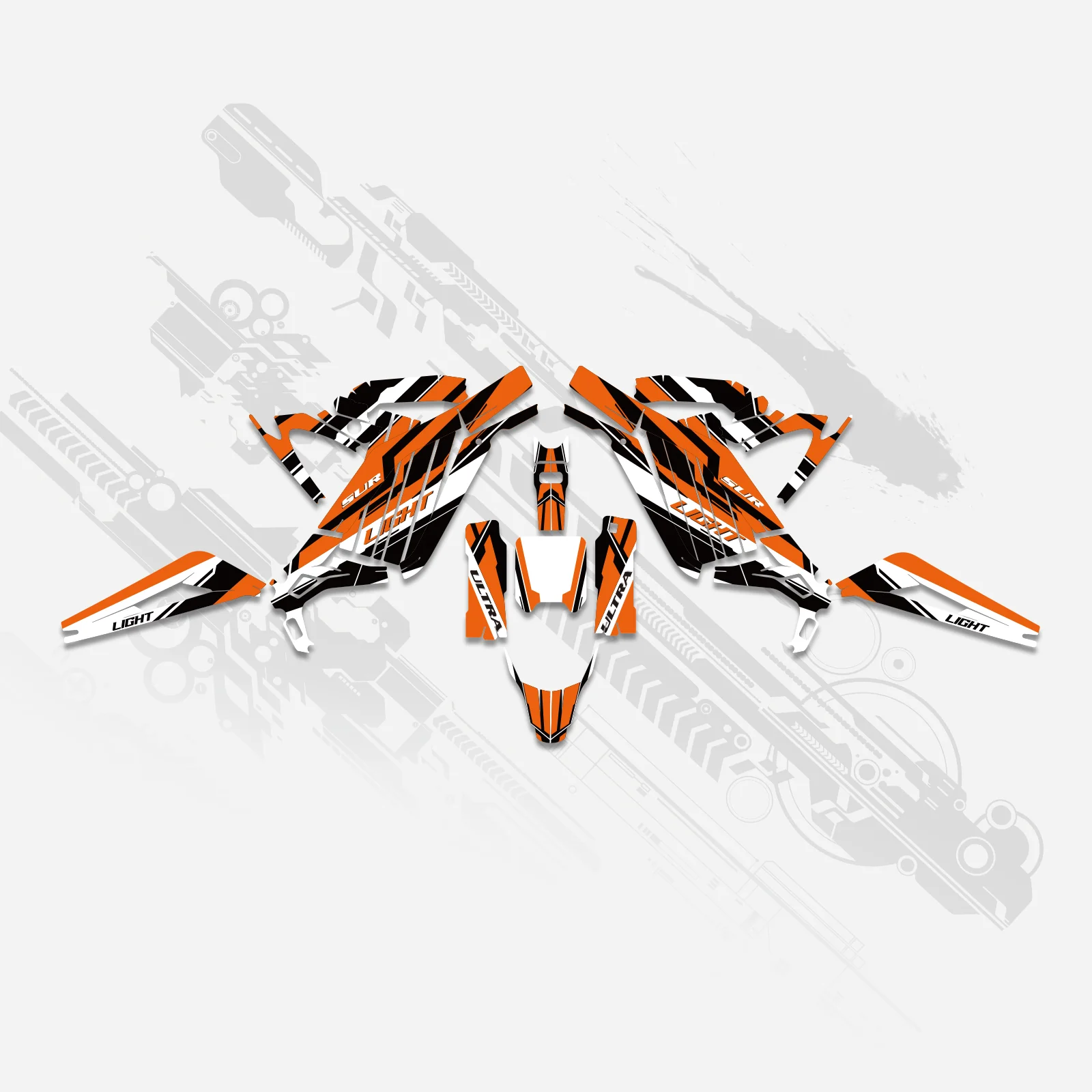 Motorcycle Full Graphics Decals Stickers Kit For Surron Light Bee X ALL YEARS - Image 2