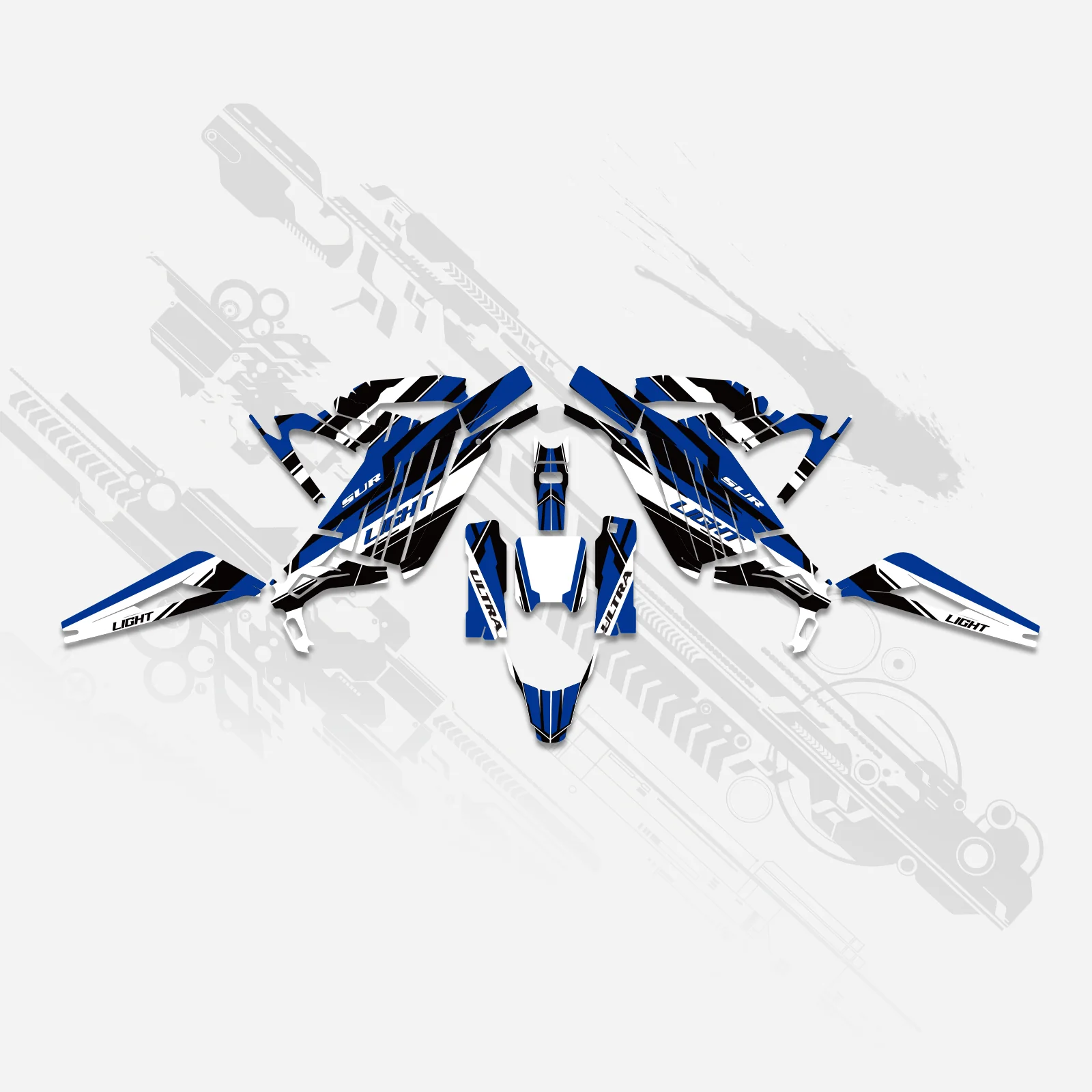 Motorcycle Full Graphics Decals Stickers Kit For Surron Light Bee X ALL YEARS - Image 4