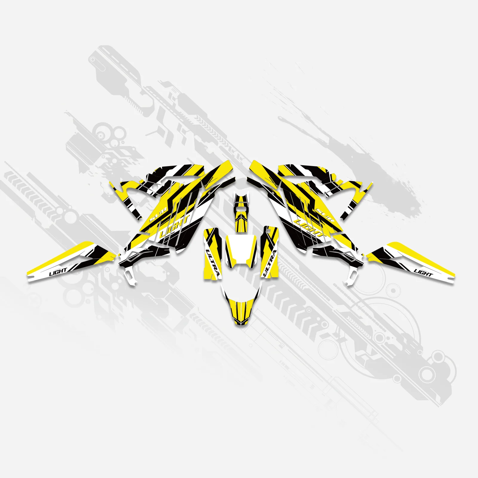 Motorcycle Full Graphics Decals Stickers Kit For Surron Light Bee X ALL YEARS - Image 6