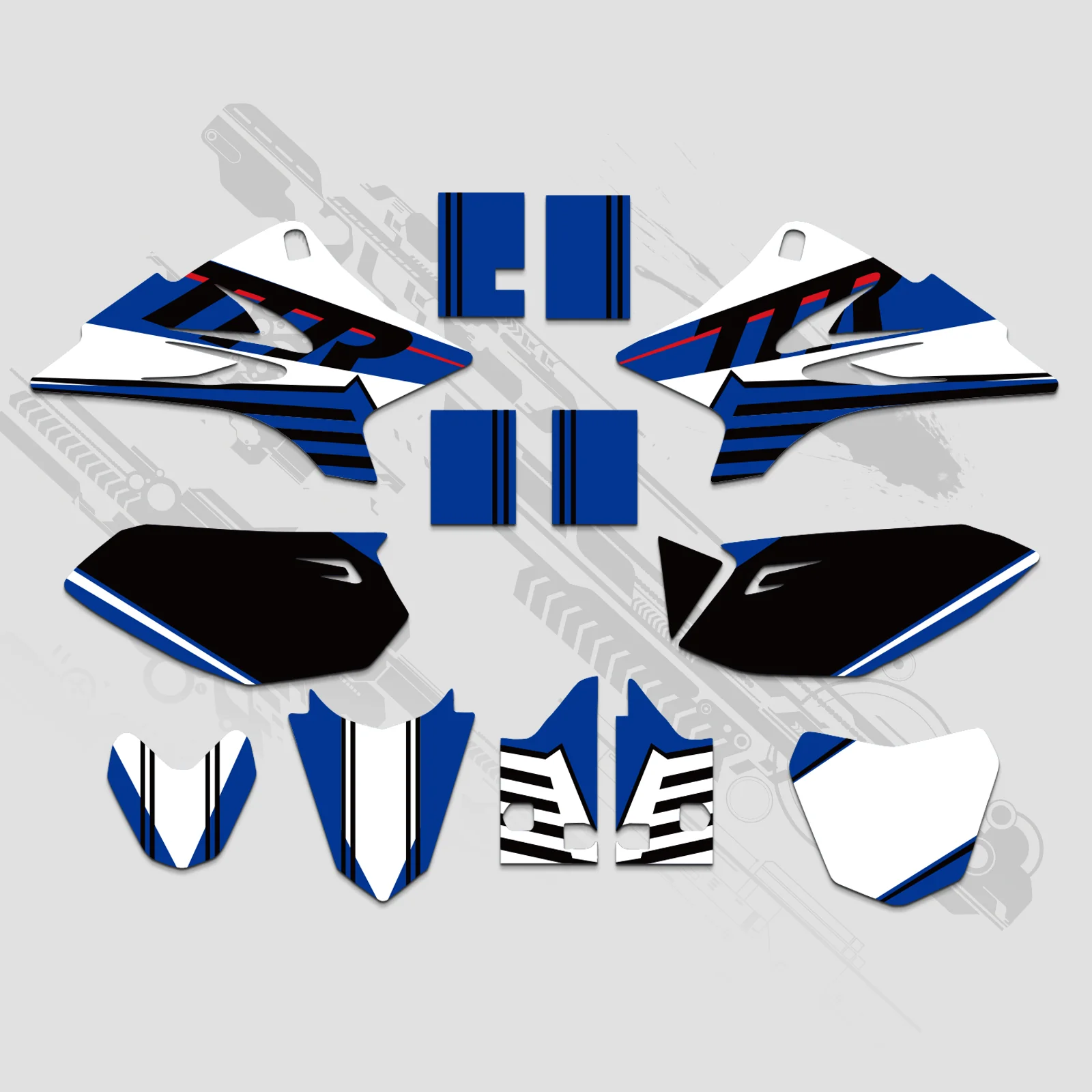 Motorcycle Full Graphics Decals Stickers Kit For YAMAHA TTR50 2006-2015 - Image 5