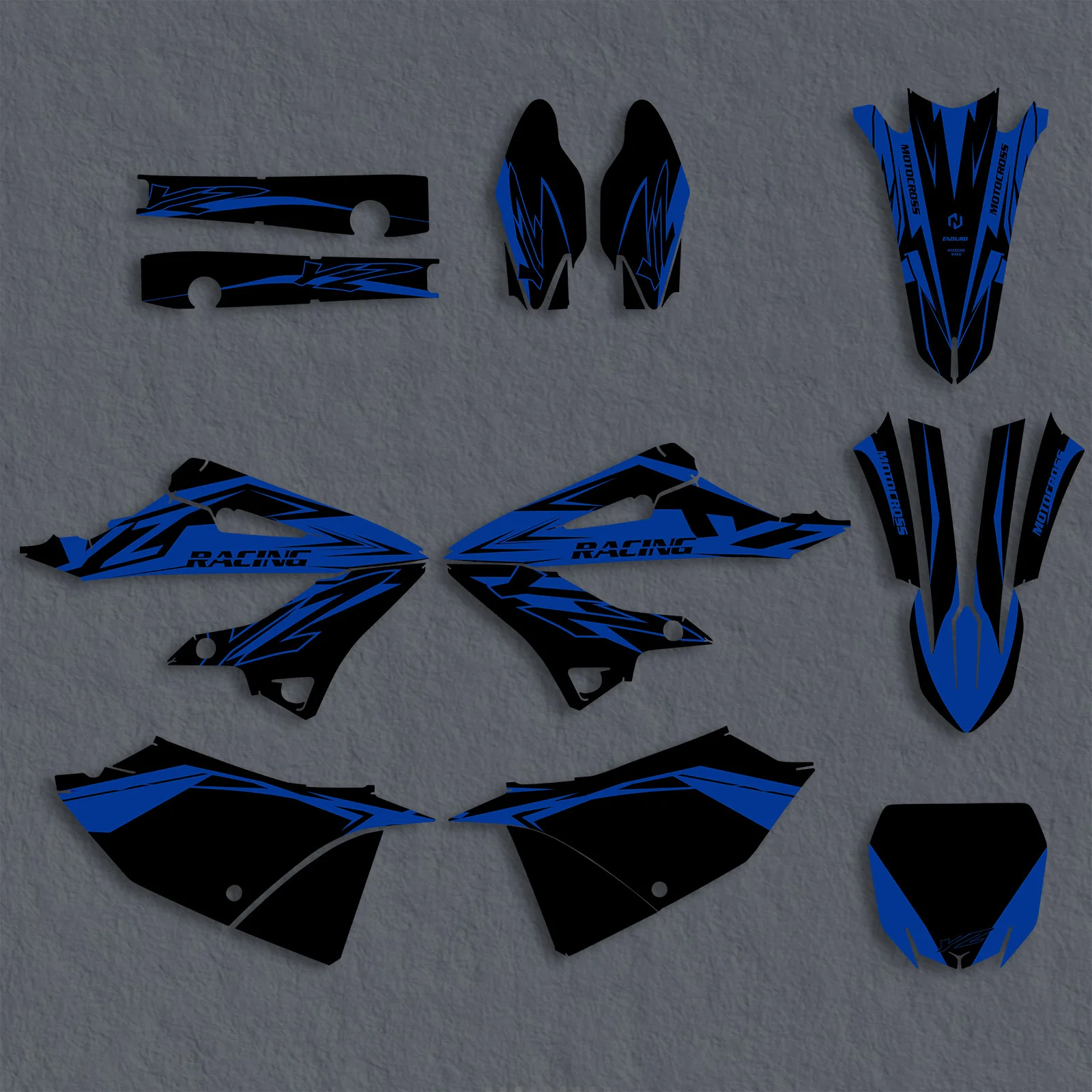 Motorcycle Full Graphics Decals Stickers Kit For YAMAHA YZ125 YZ250 2022 - Image 3