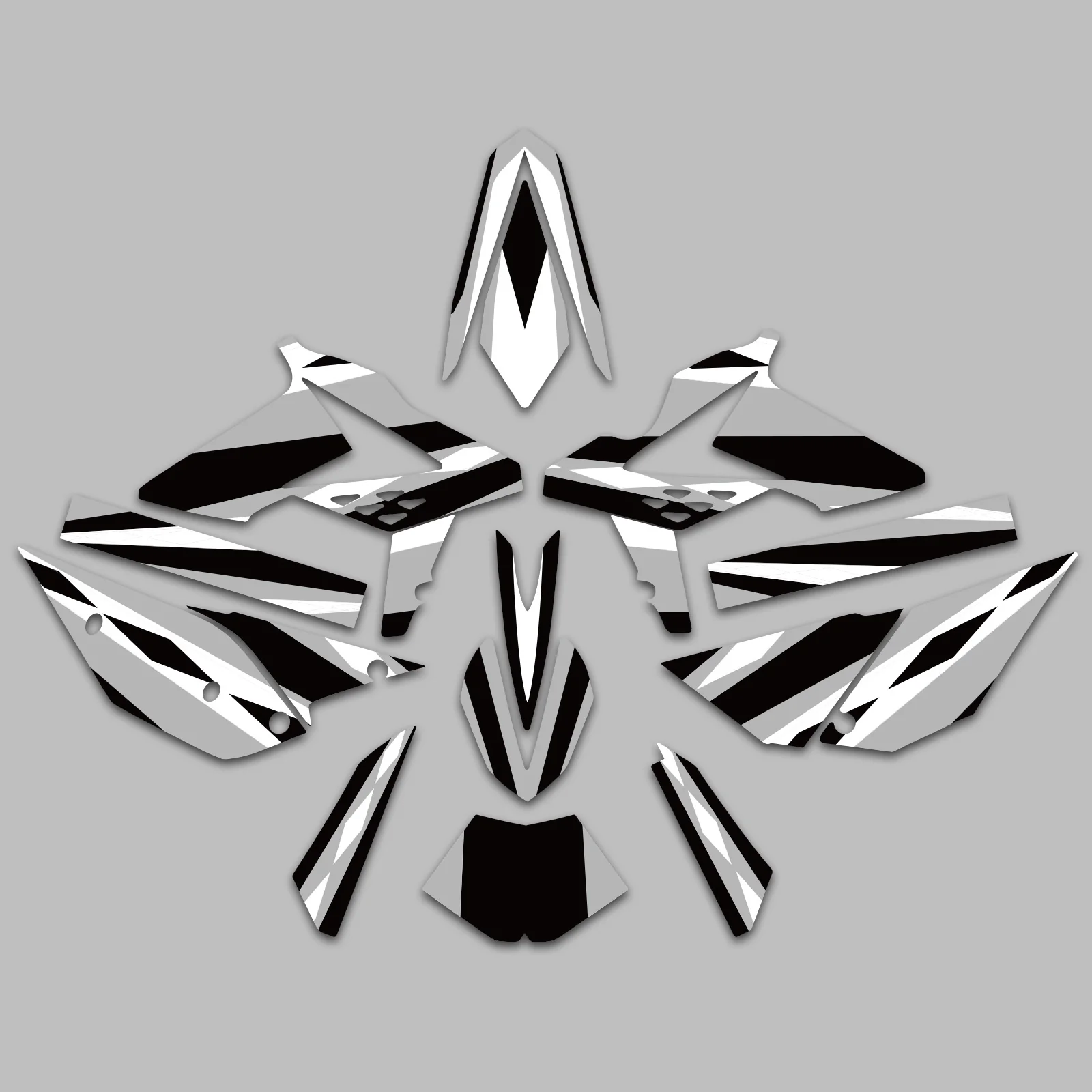 Motorcycle Full Graphics Decals Stickers Set For Beta RR 4T-2T 2013-2017 - Image 6