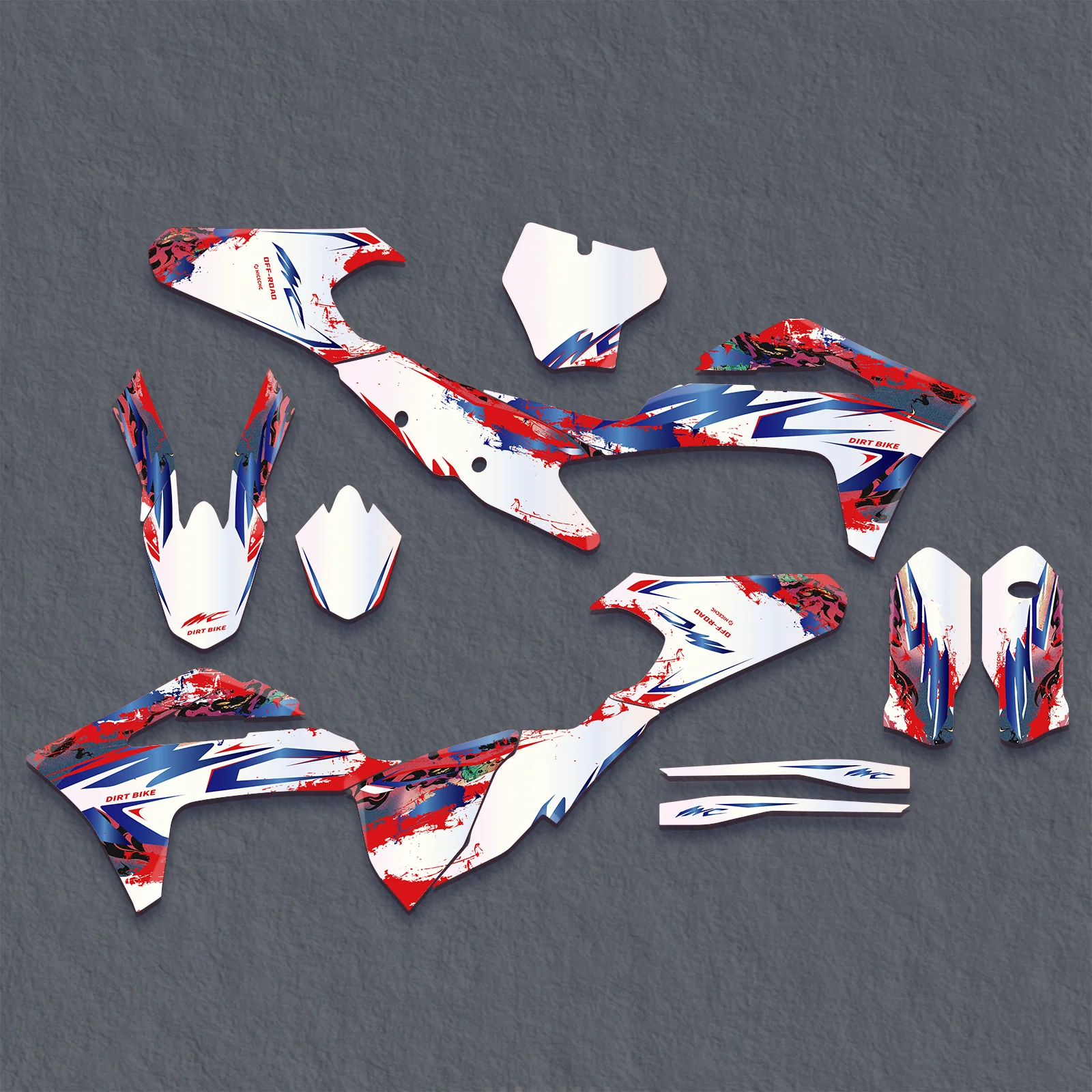 Motorcycle Full Graphics Decals Stickers Set For GAS GAS MC Motocross 2021-2023 - Image 3